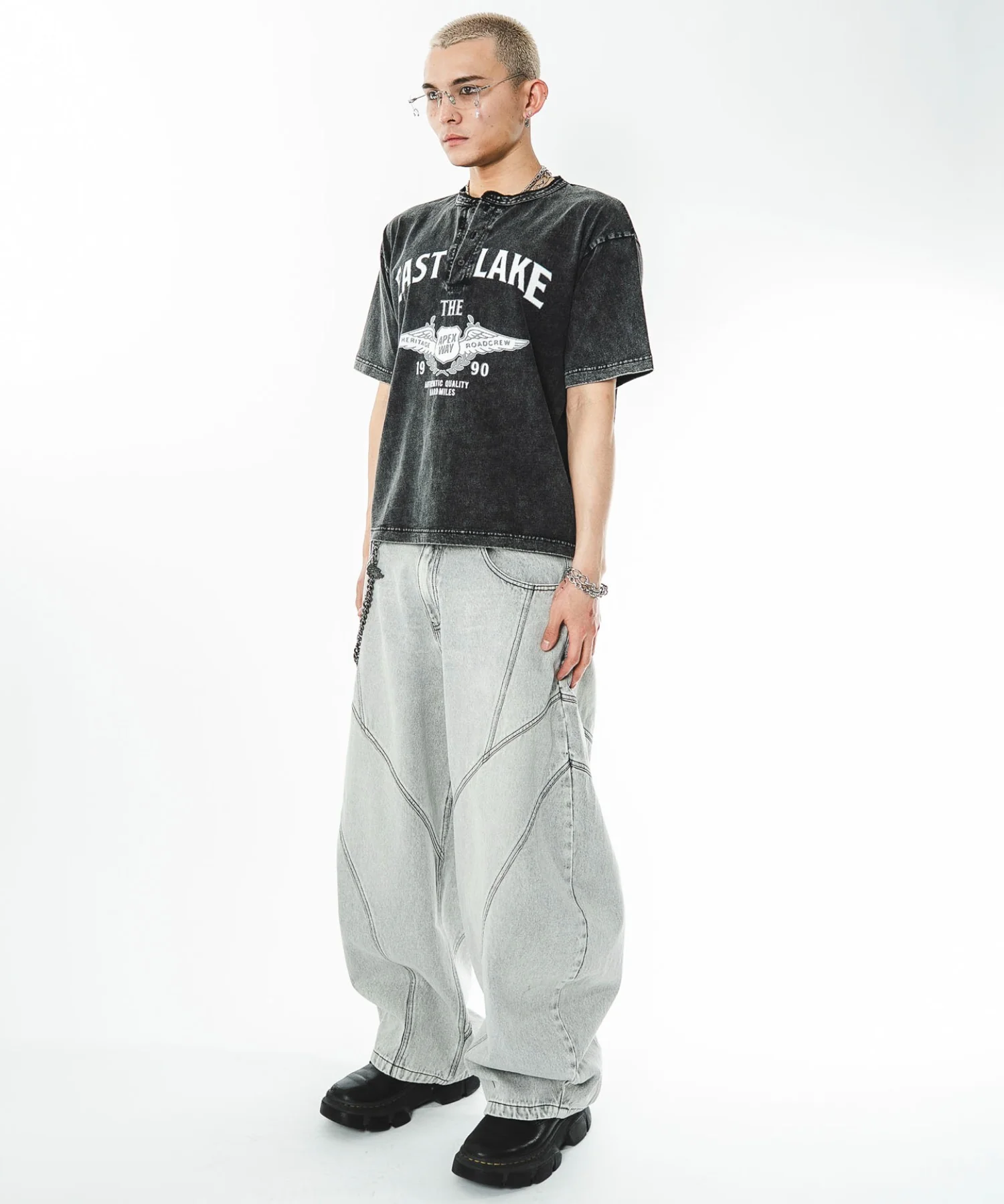 グラフィックヘンリーネックT(SS) - Image 29