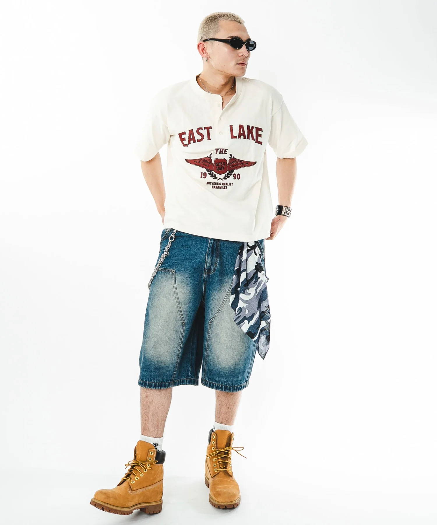 グラフィックヘンリーネックT(SS) - Image 3