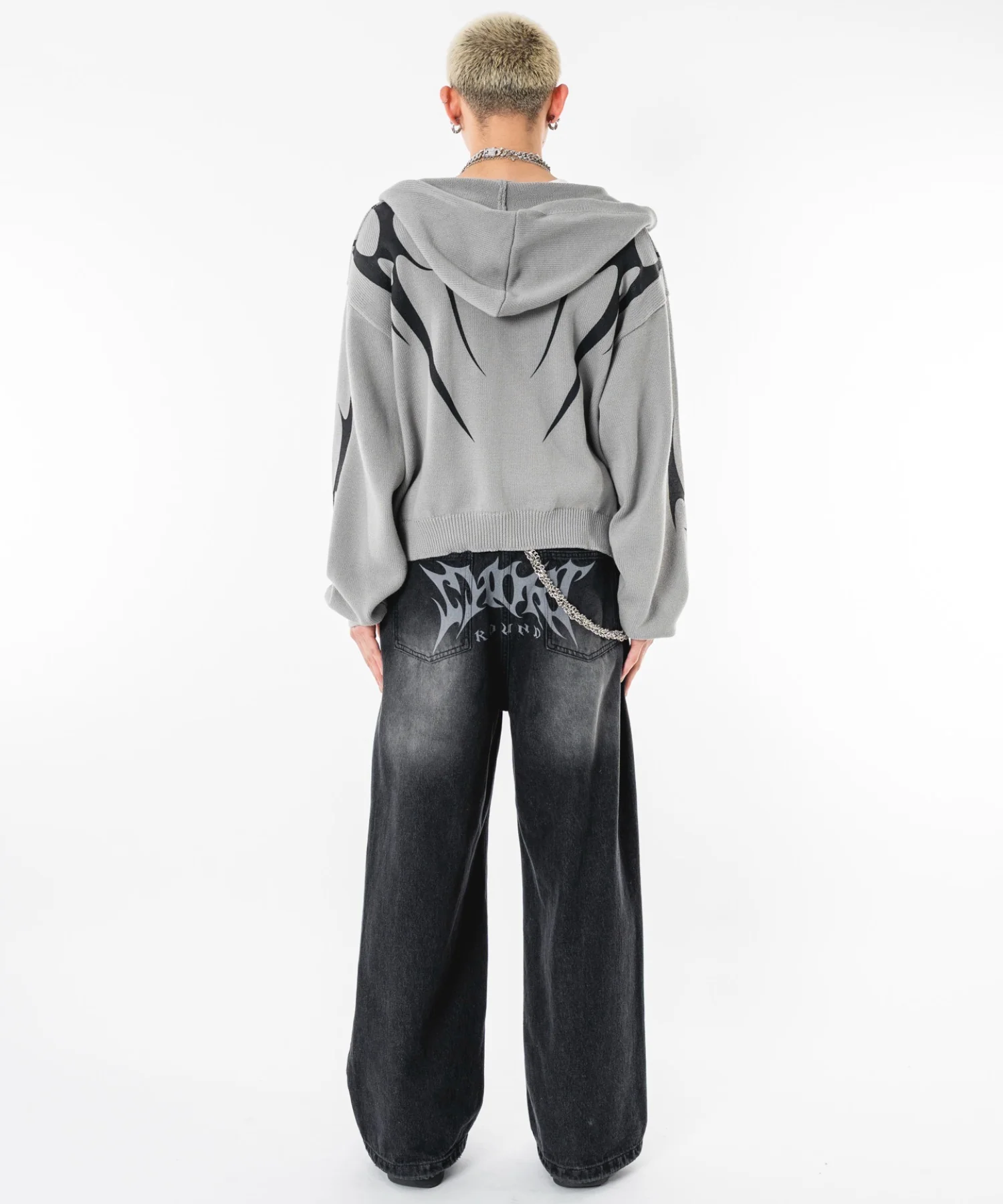 トライバルニットZIPパーカー - Image 37