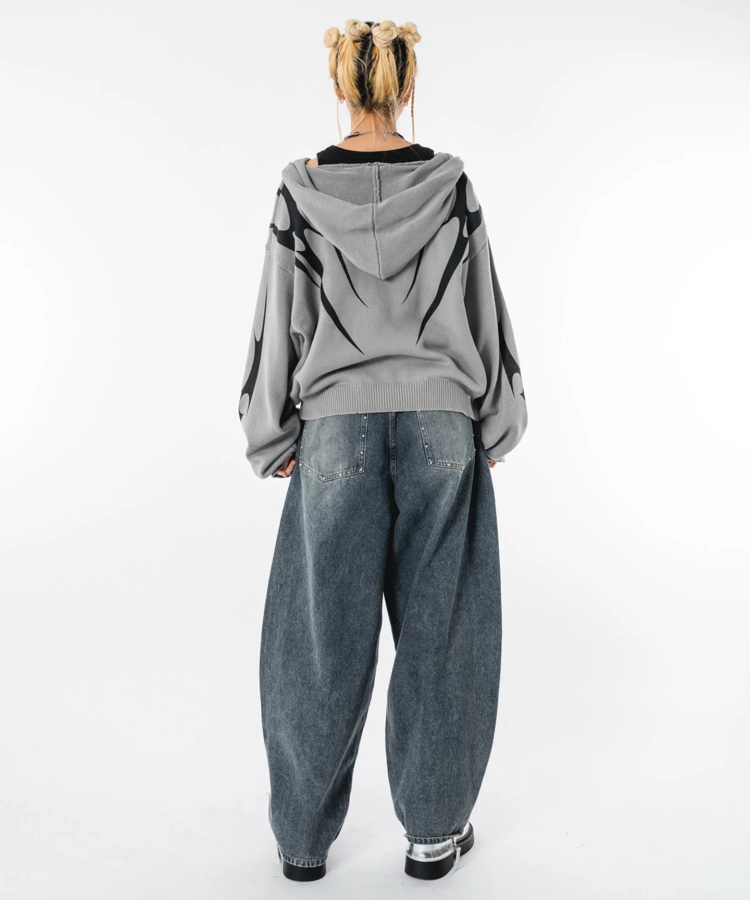 トライバルニットZIPパーカー - Image 41