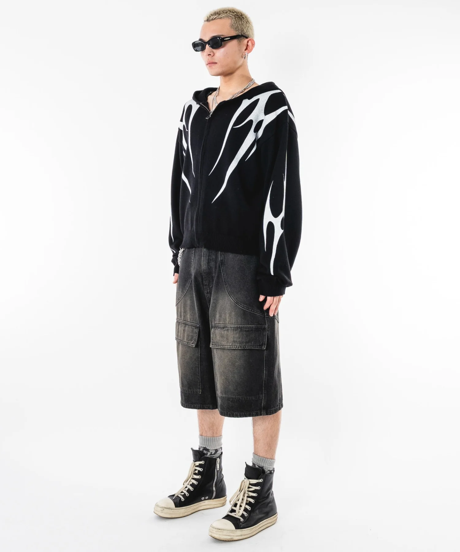 トライバルニットZIPパーカー - Image 44