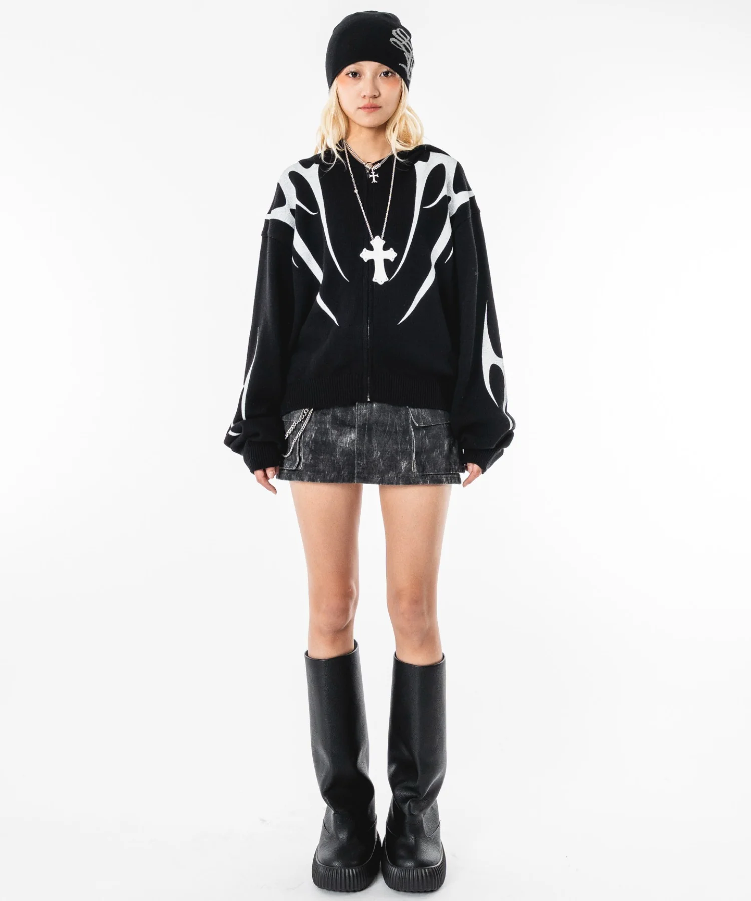 トライバルニットZIPパーカー - Image 47