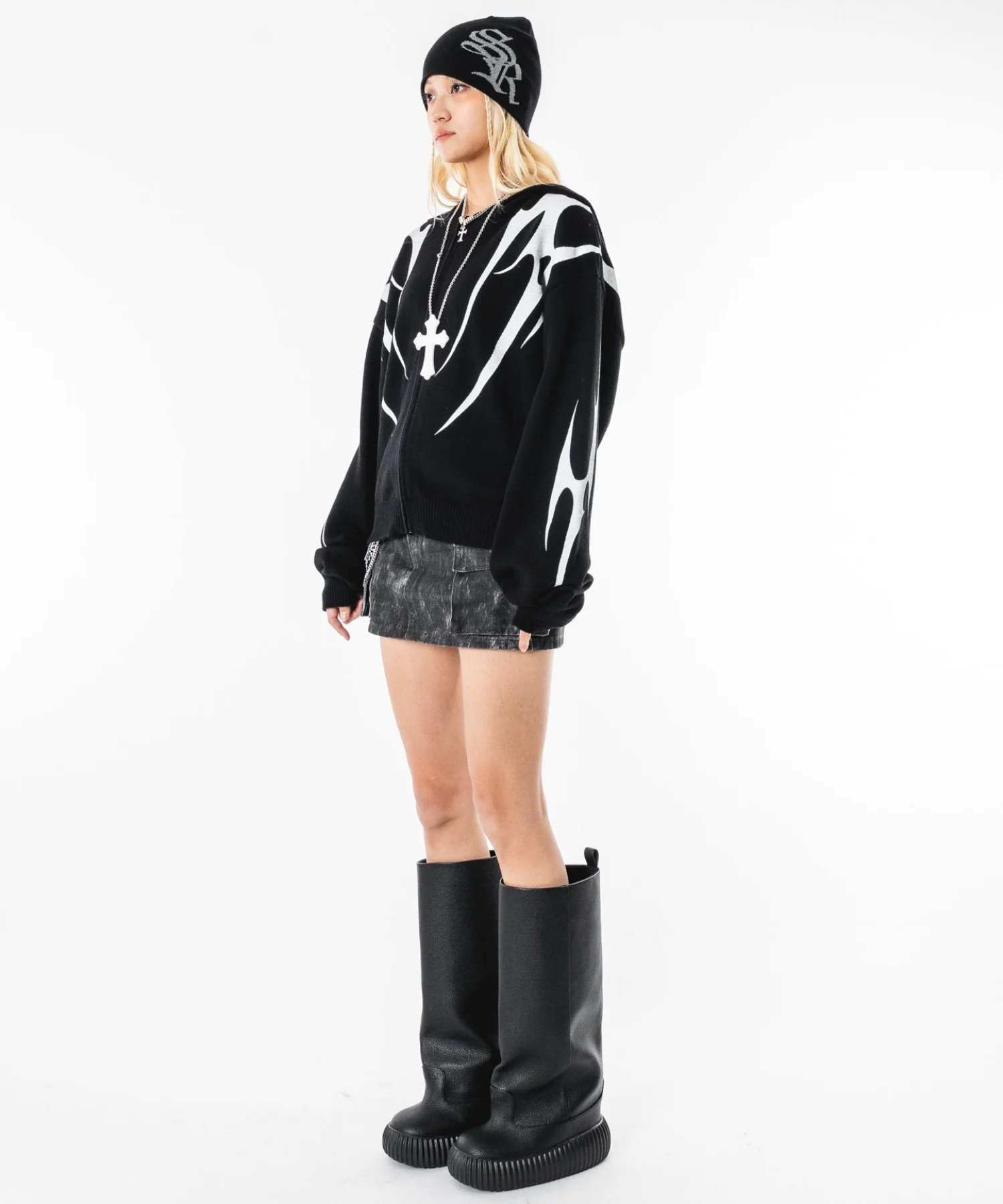 トライバルニットZIPパーカー - Image 48