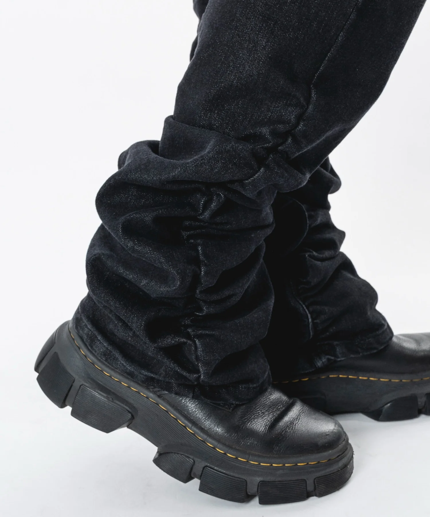 シャーリングフレアデニムスキニーパンツ - Image 8