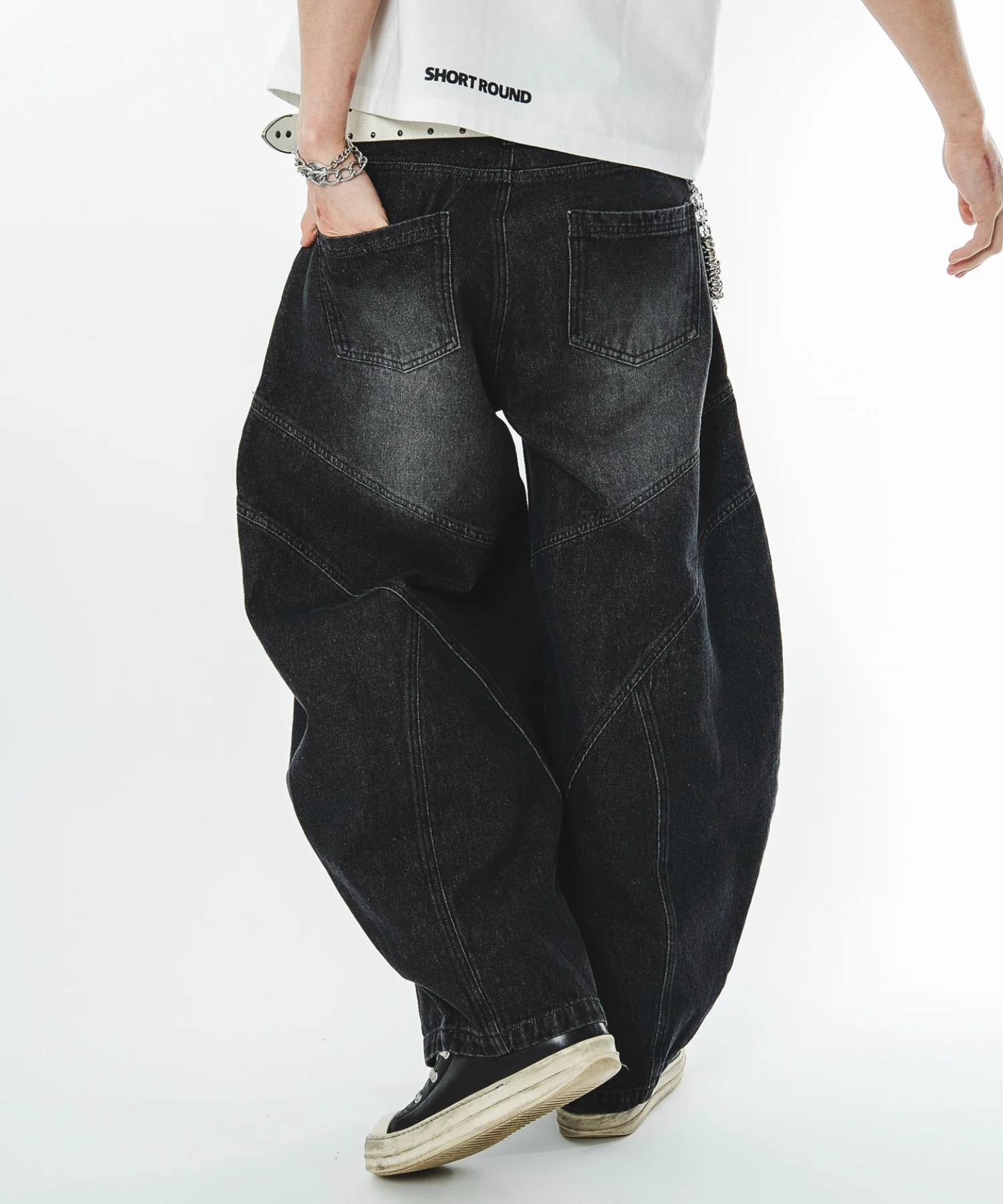 スウィッチングカーブデニムパンツ - Image 13