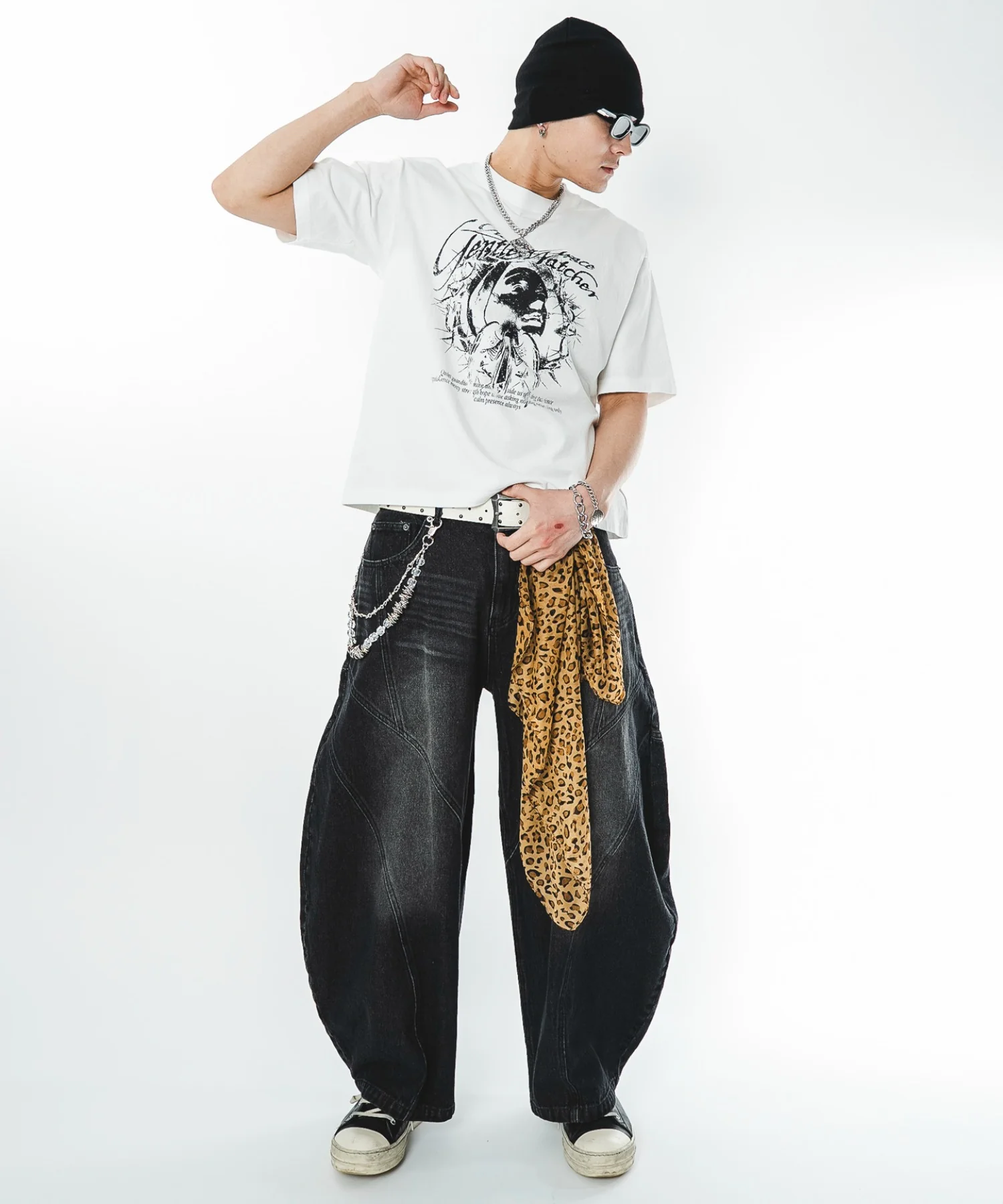 スウィッチングカーブデニムパンツ - Image 15