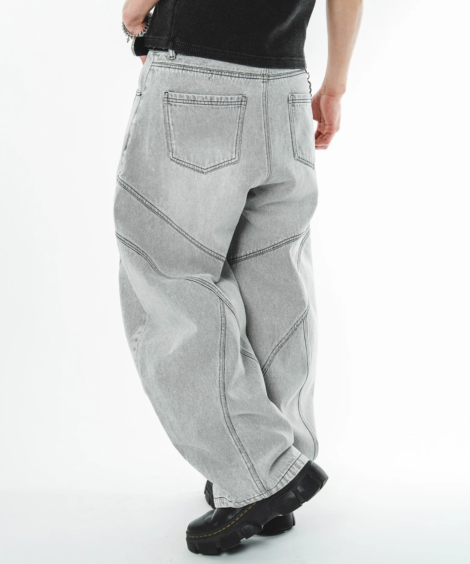 スウィッチングカーブデニムパンツ - Image 22