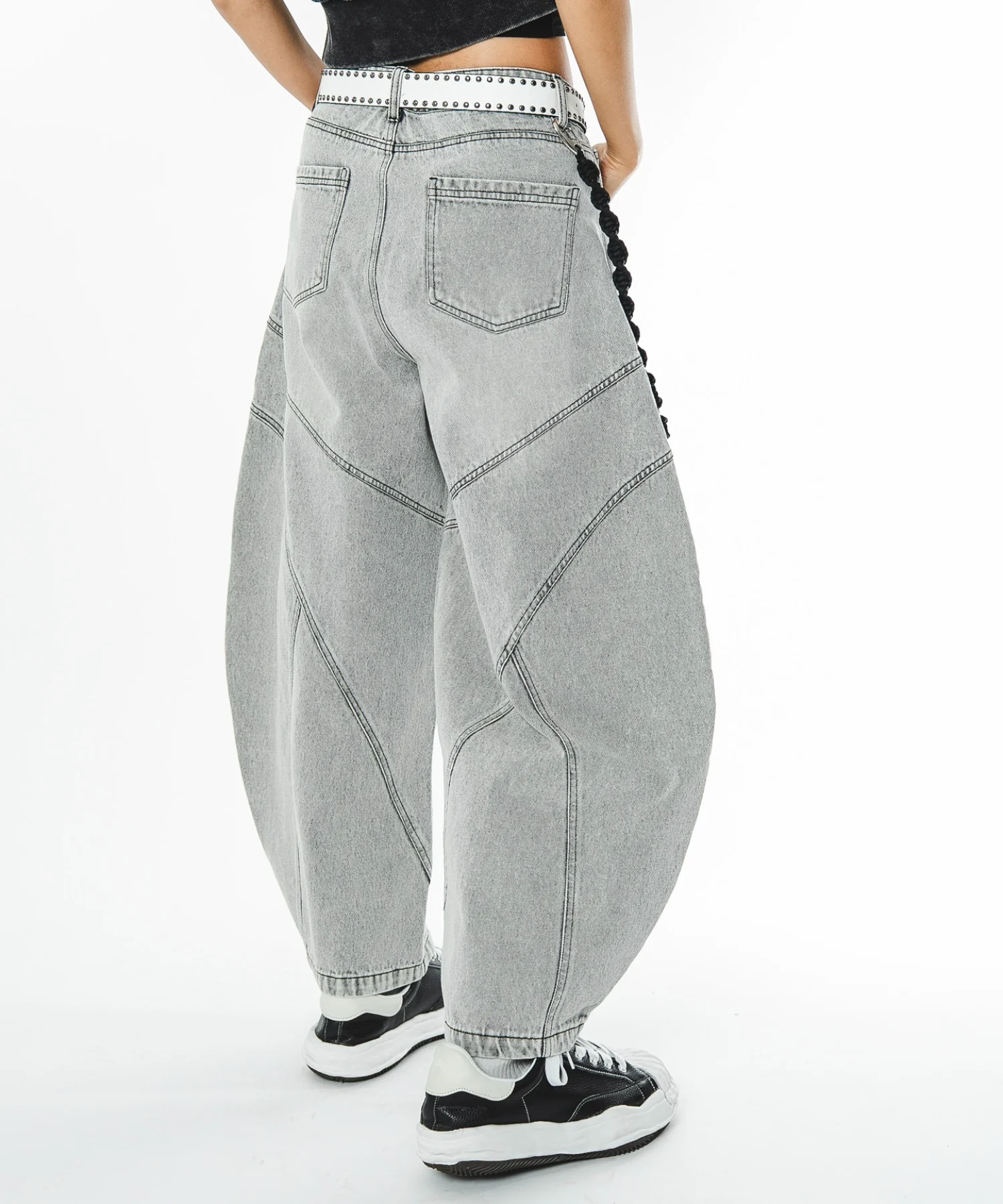 スウィッチングカーブデニムパンツ - Image 29