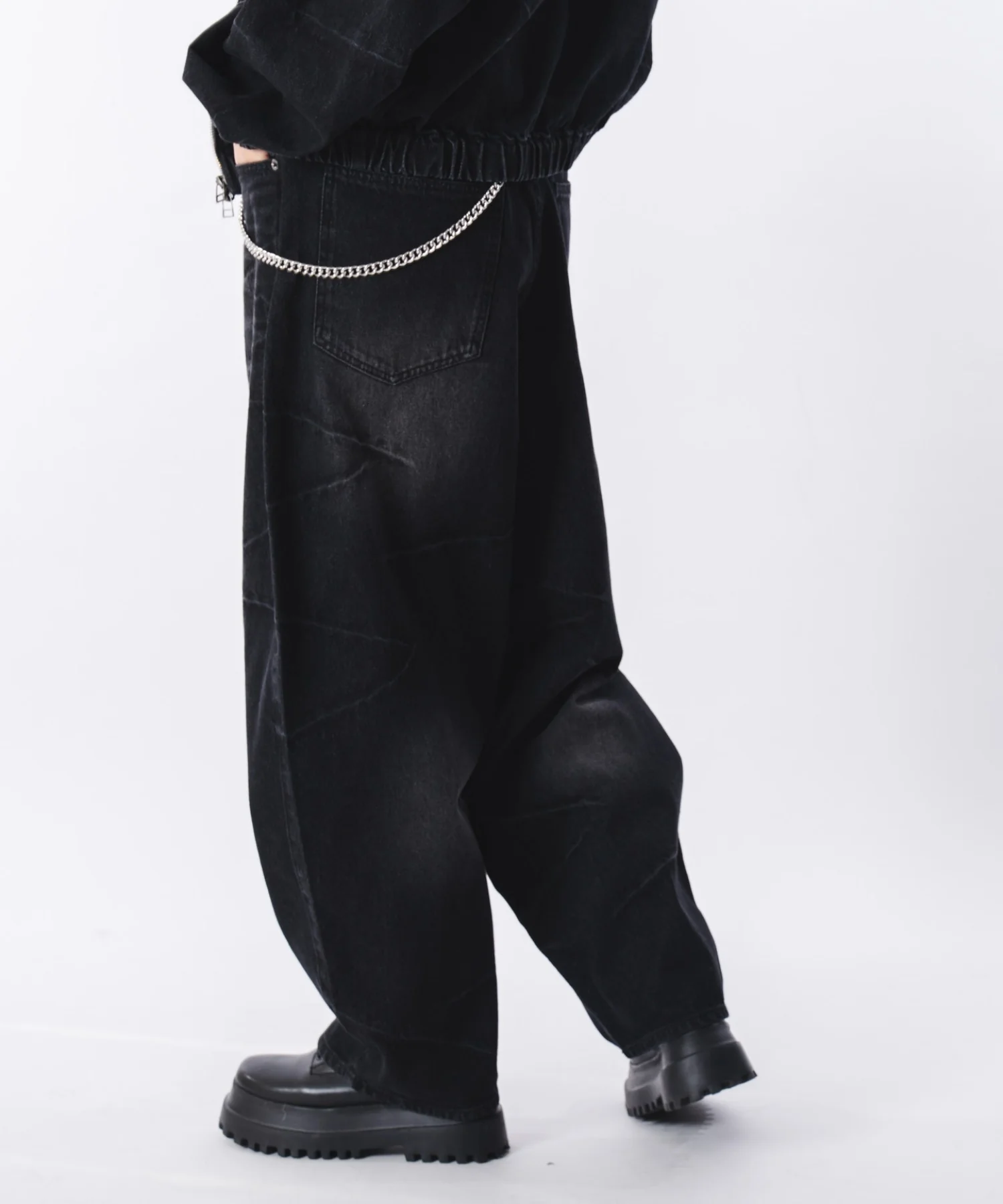バルーンスラッシュデニムパンツ - Image 21