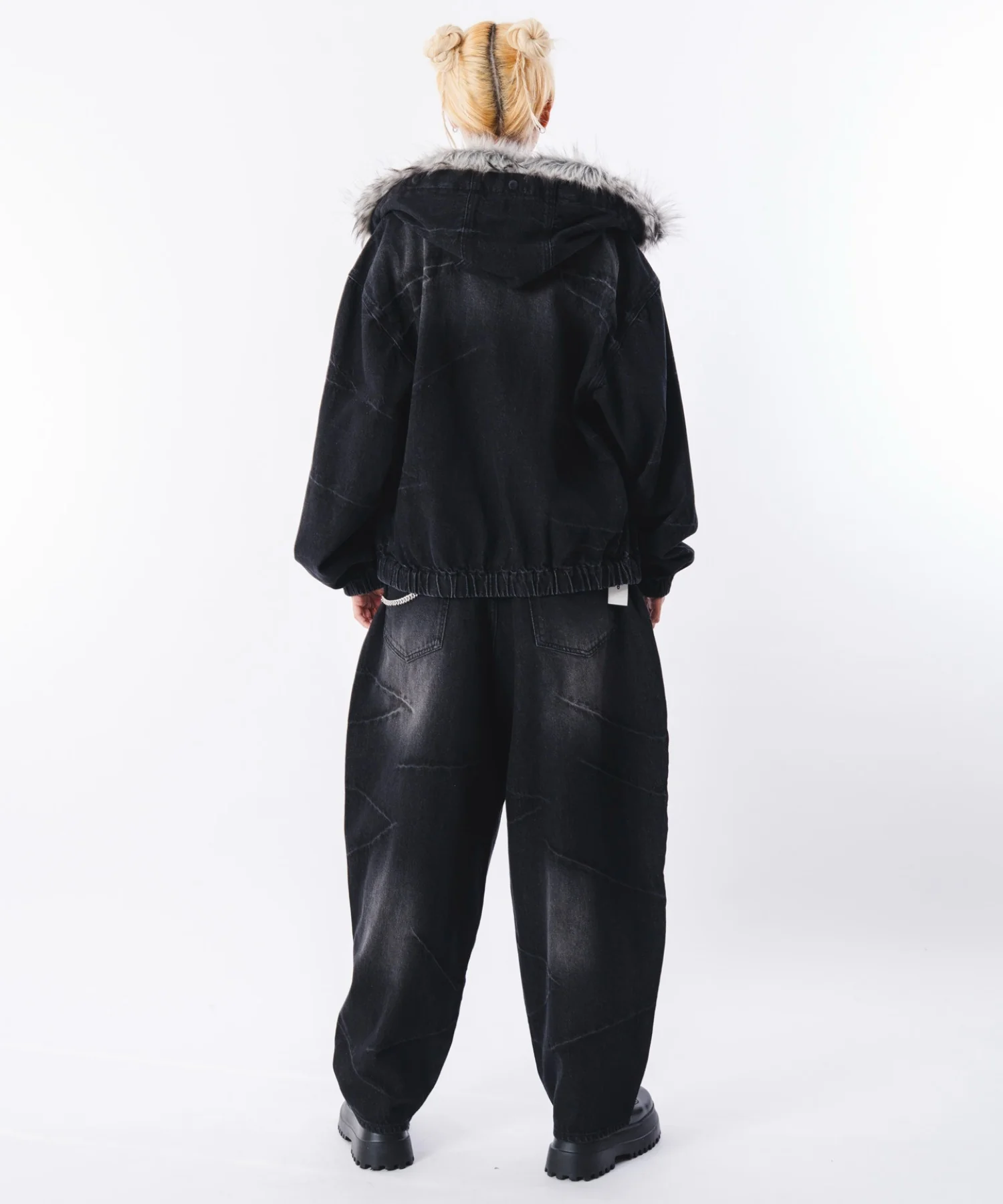 バルーンスラッシュデニムパンツ - Image 24