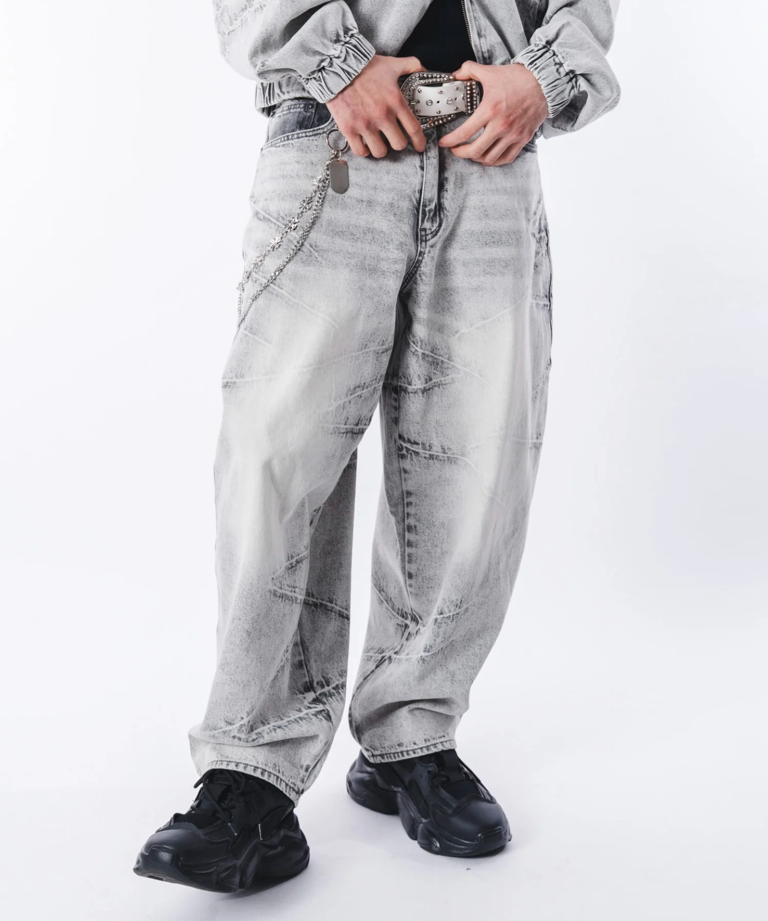 バルーンスラッシュデニムパンツ - Image 29