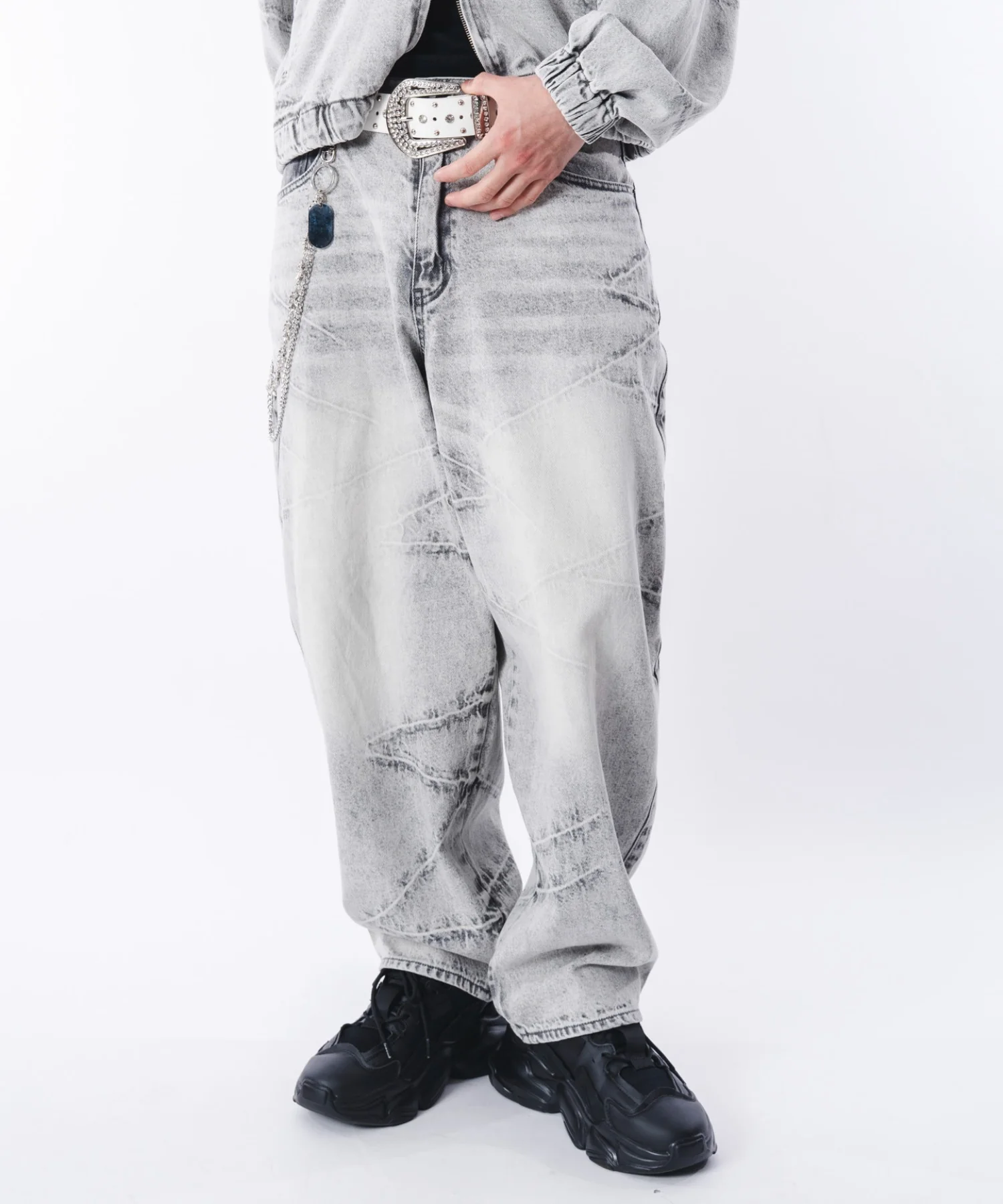 バルーンスラッシュデニムパンツ - Image 30