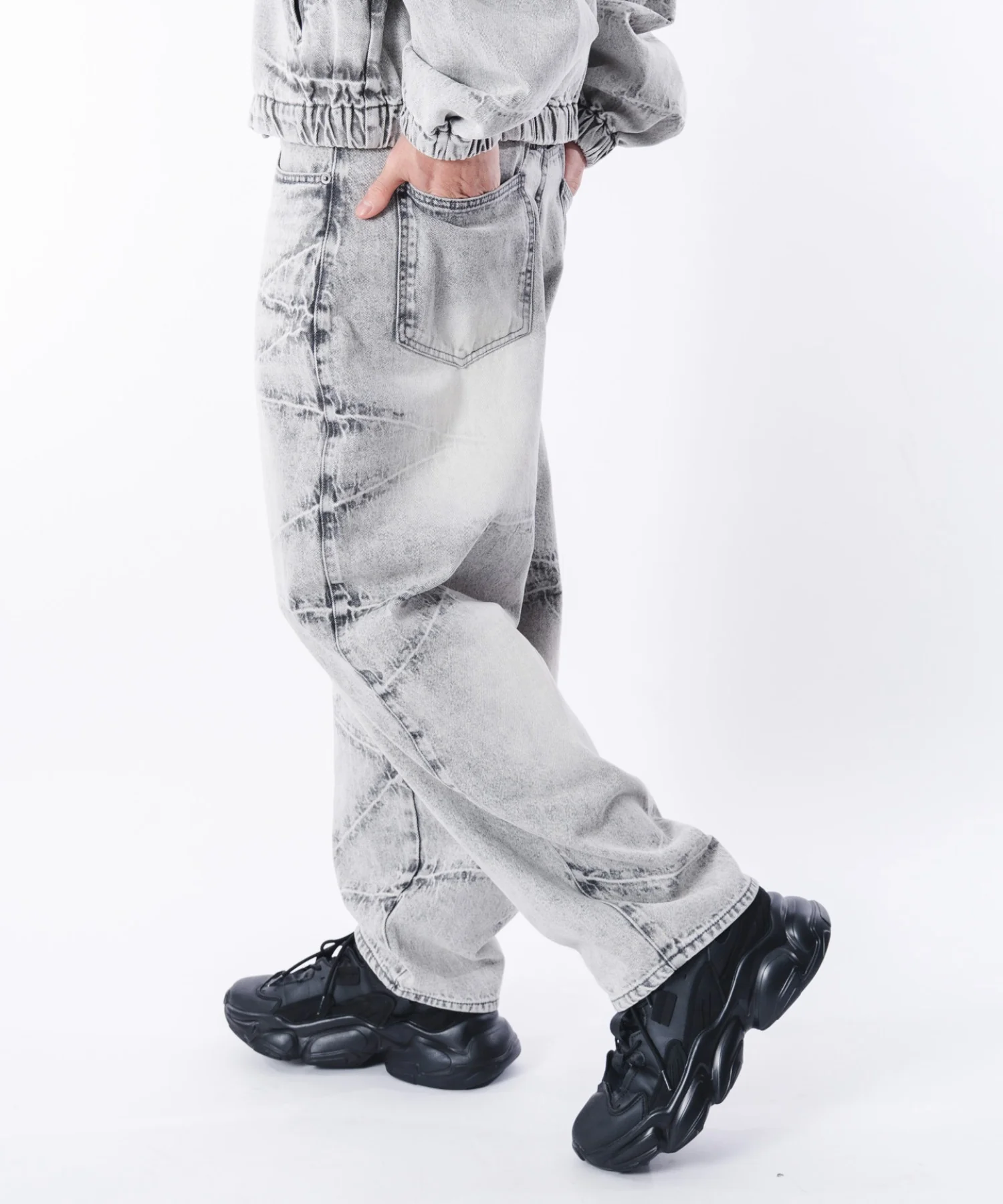 バルーンスラッシュデニムパンツ - Image 32