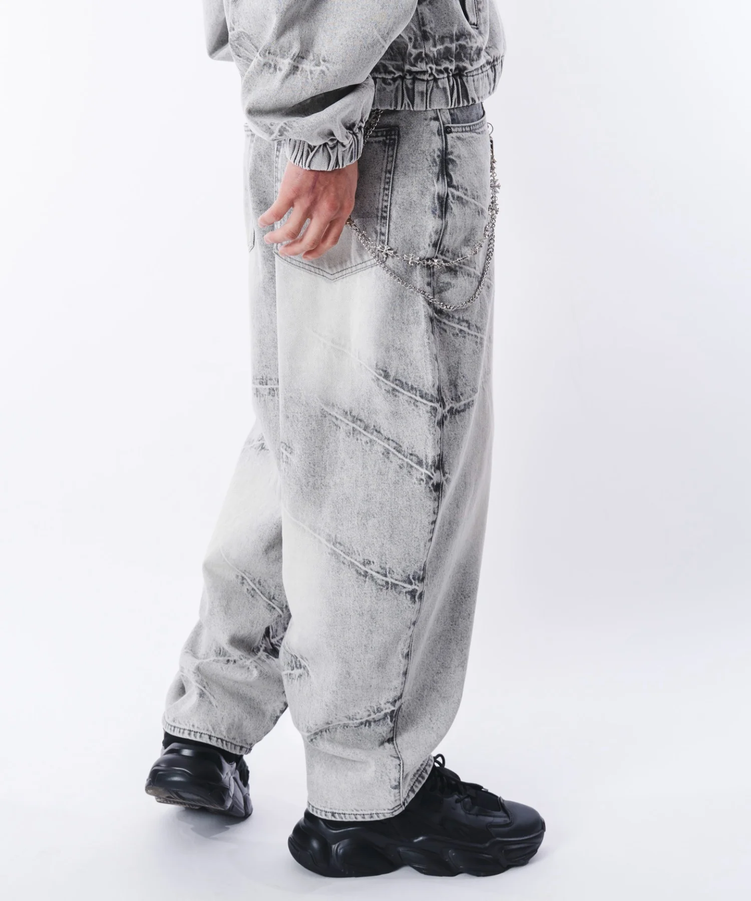 バルーンスラッシュデニムパンツ - Image 33