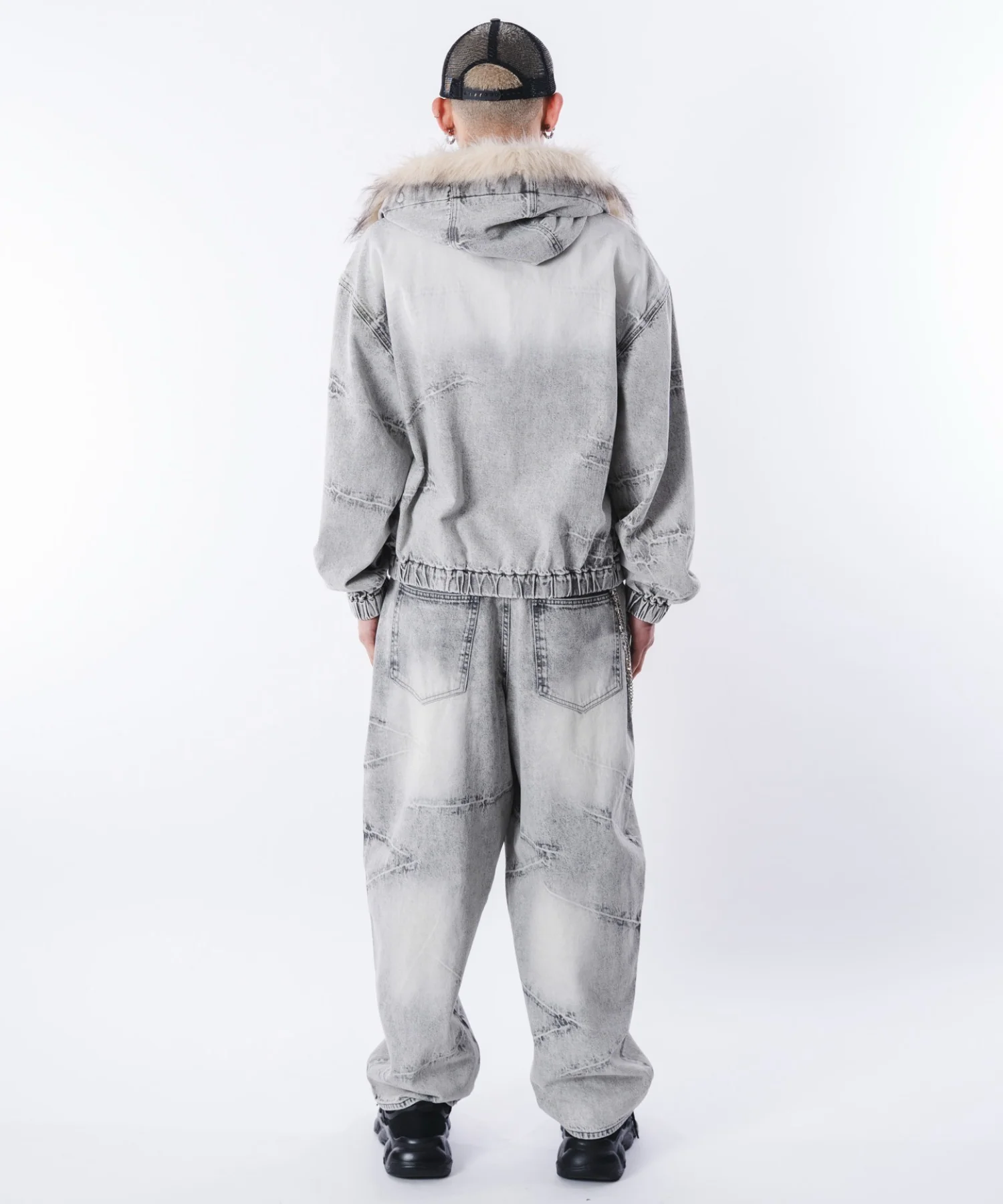 バルーンスラッシュデニムパンツ - Image 37