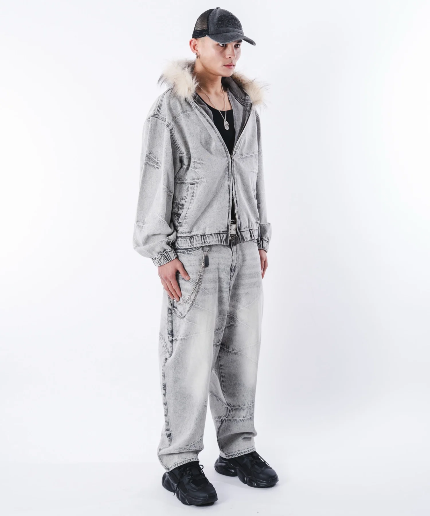 バルーンスラッシュデニムパンツ - Image 38