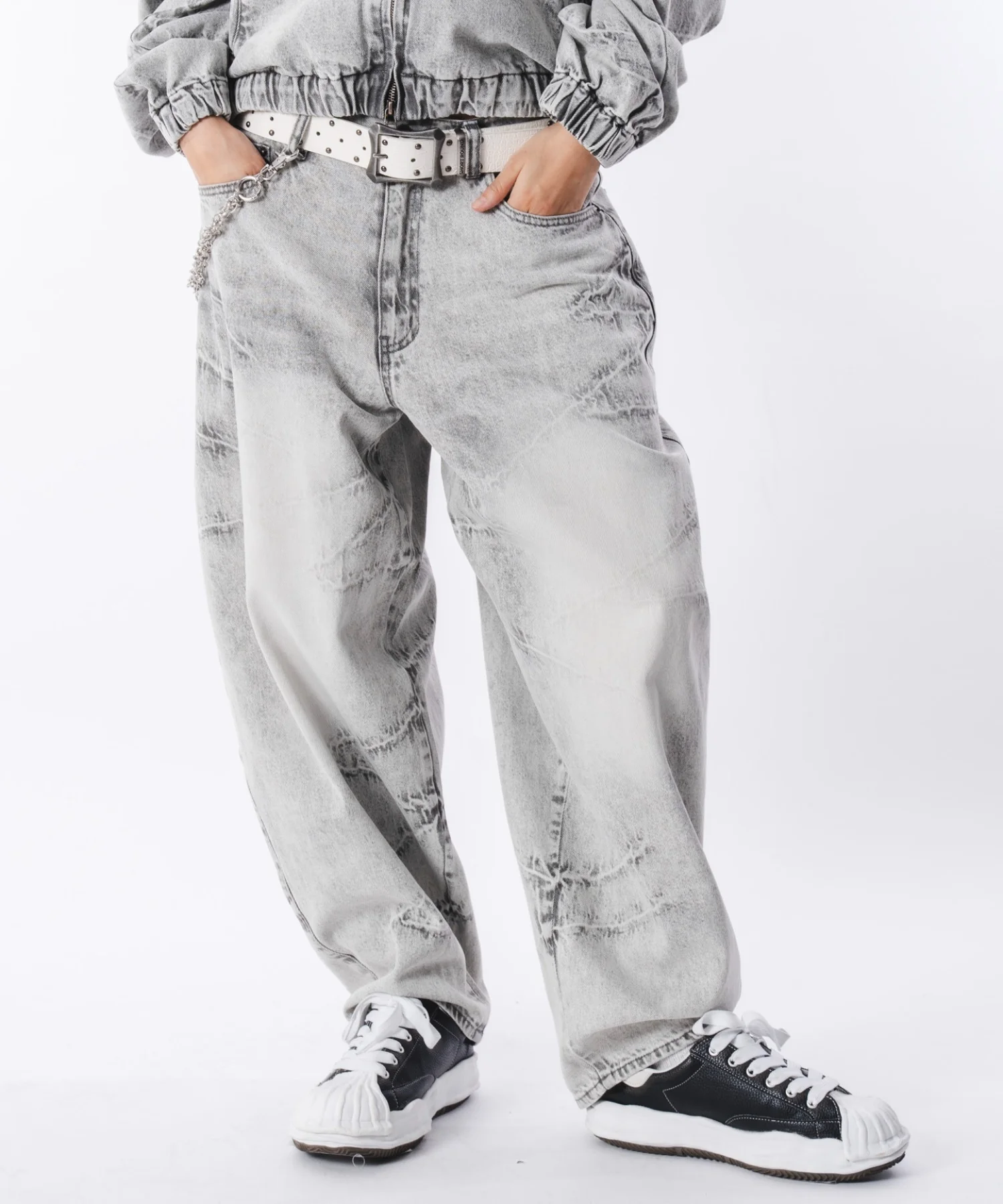 バルーンスラッシュデニムパンツ - Image 40