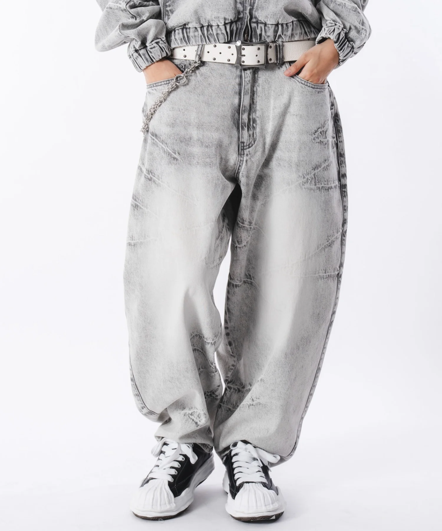 バルーンスラッシュデニムパンツ - Image 41