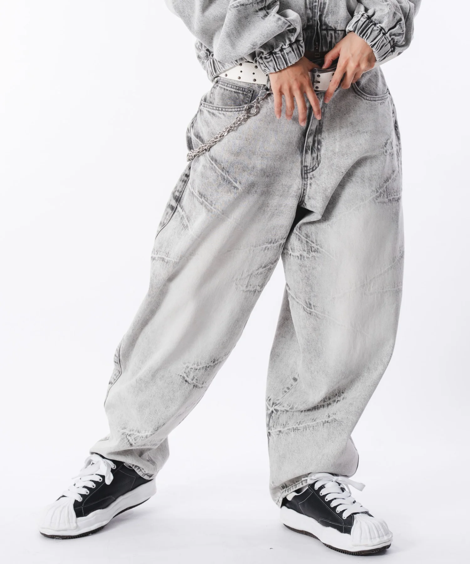 バルーンスラッシュデニムパンツ - Image 44