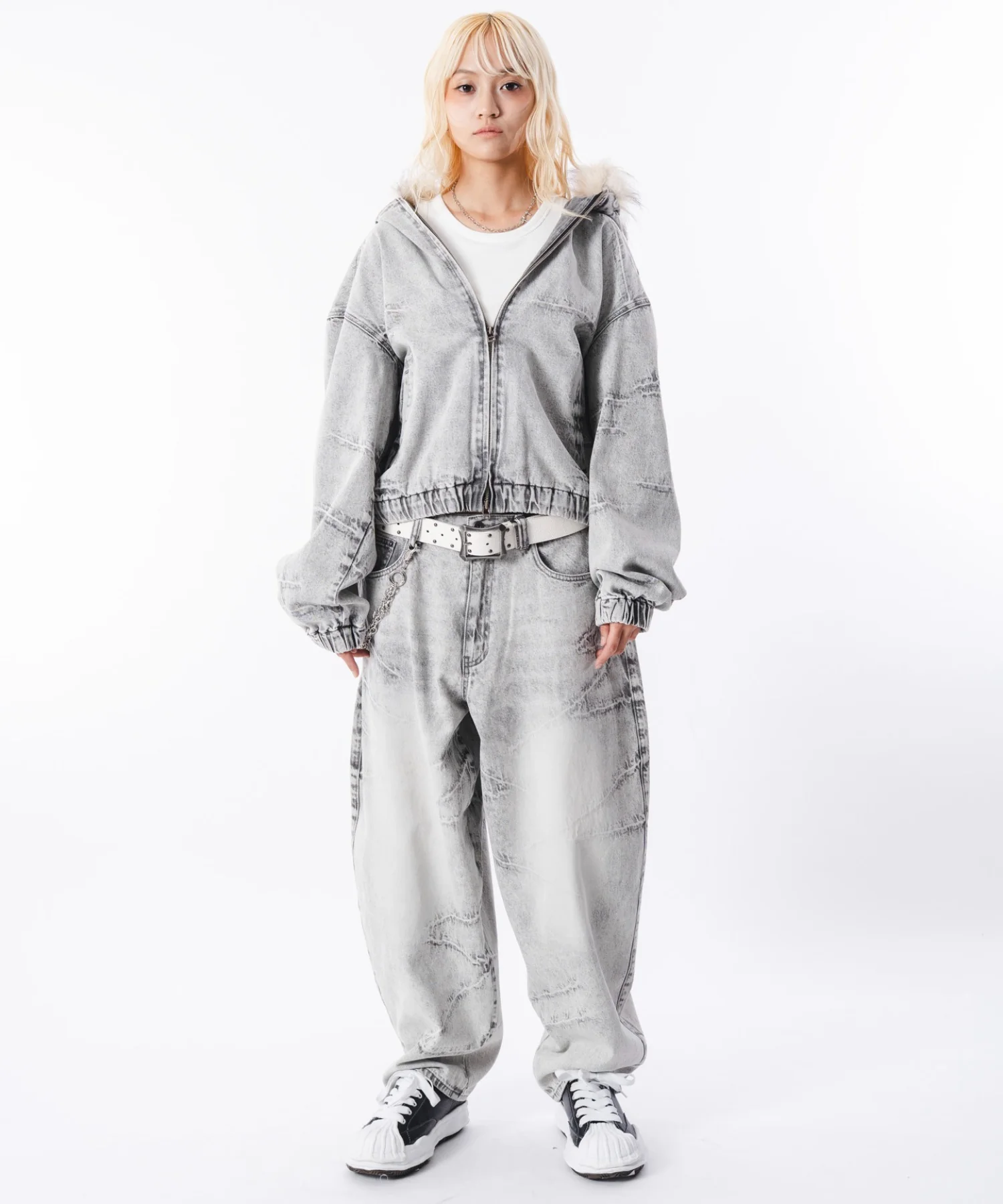 バルーンスラッシュデニムパンツ - Image 46