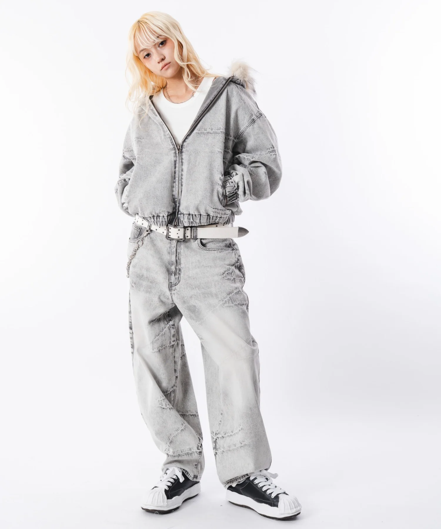 バルーンスラッシュデニムパンツ - Image 6