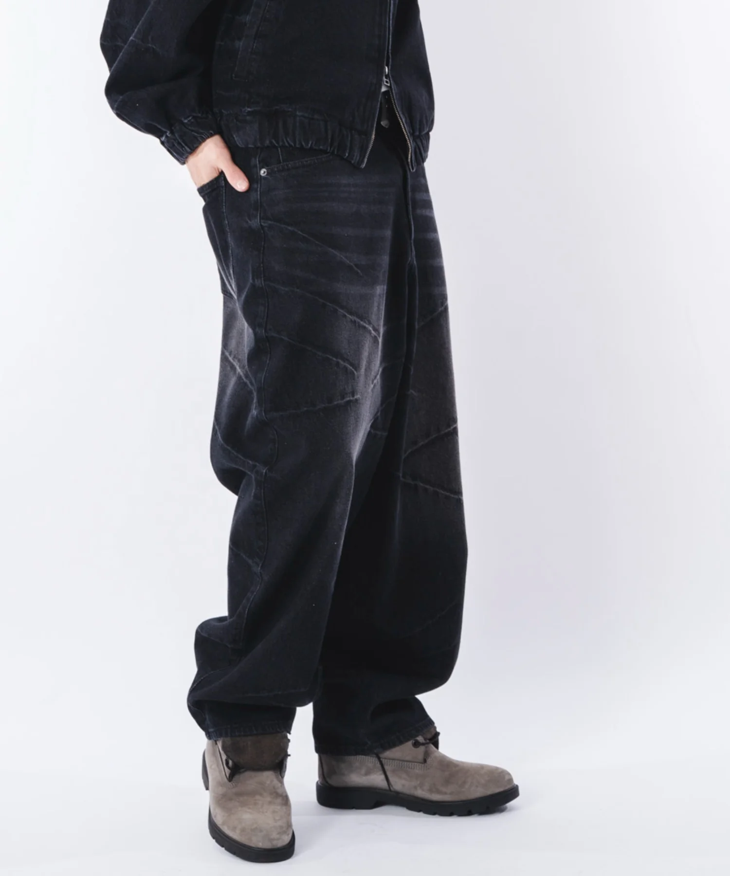 バルーンスラッシュデニムパンツ - Image 8