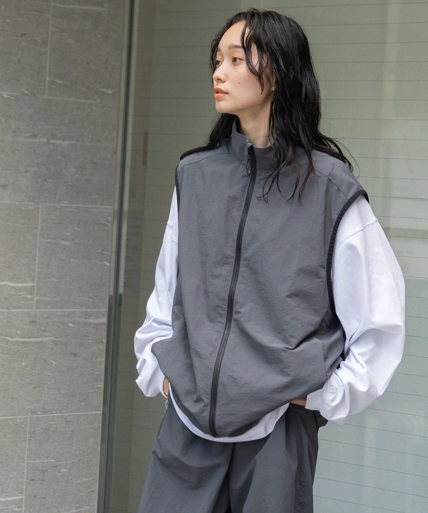 ナイロントラックベスト - Image 23
