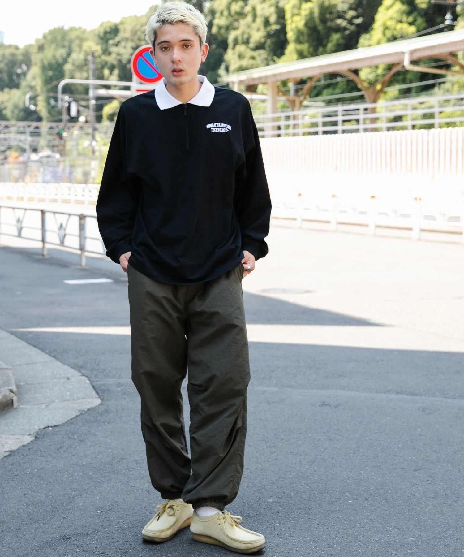 ヘビーウエイトハーフZIPワンポイントロンT - Image 12