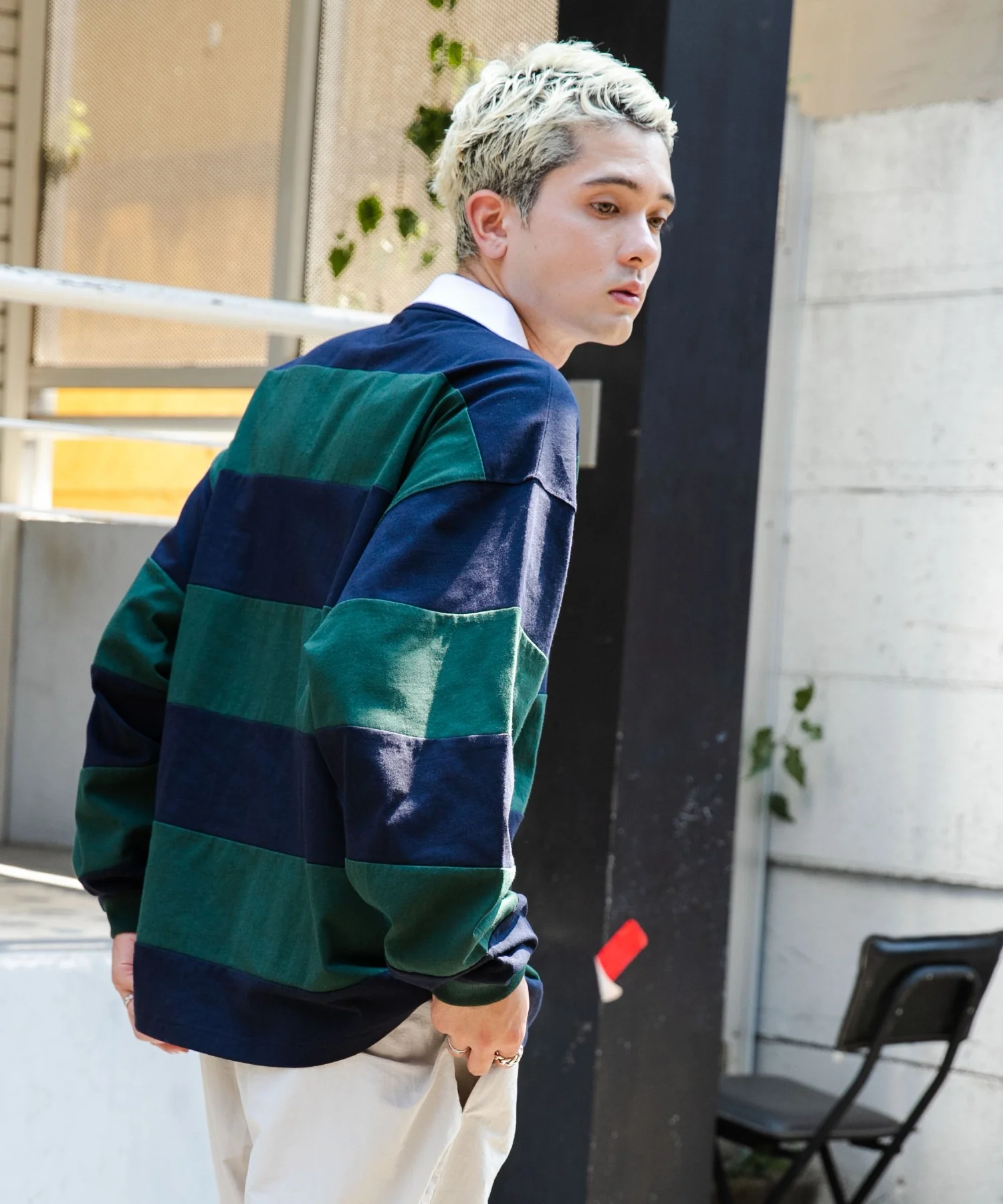 ヘビーウエイトハーフZIPワンポイントロンT - Image 18