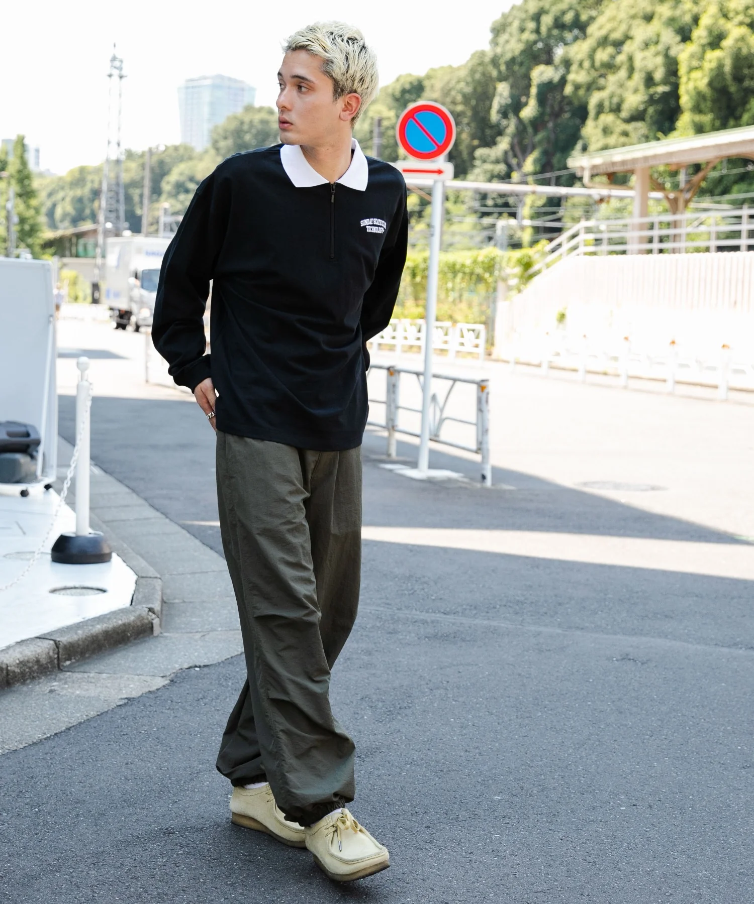 ヘビーウエイトハーフZIPワンポイントロンT - Image 33