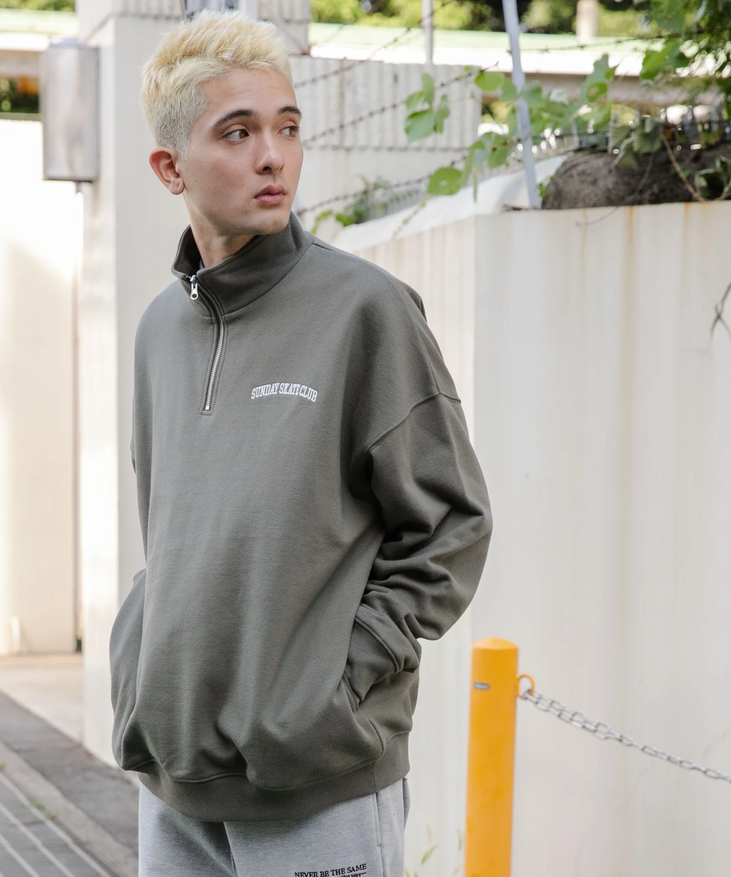ヘビーウエイトハーフZIPワンポイントPO - Image 18