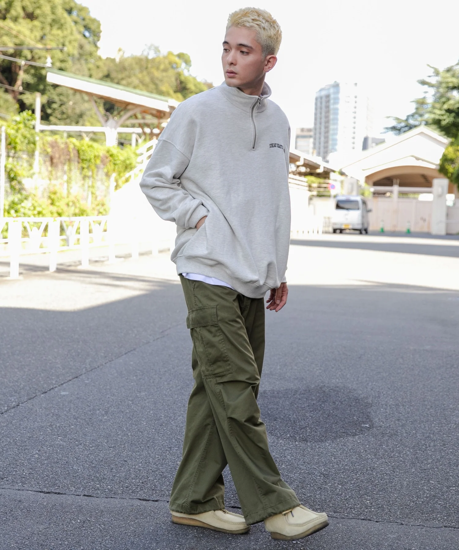 ヘビーウエイトハーフZIPワンポイントPO - Image 27