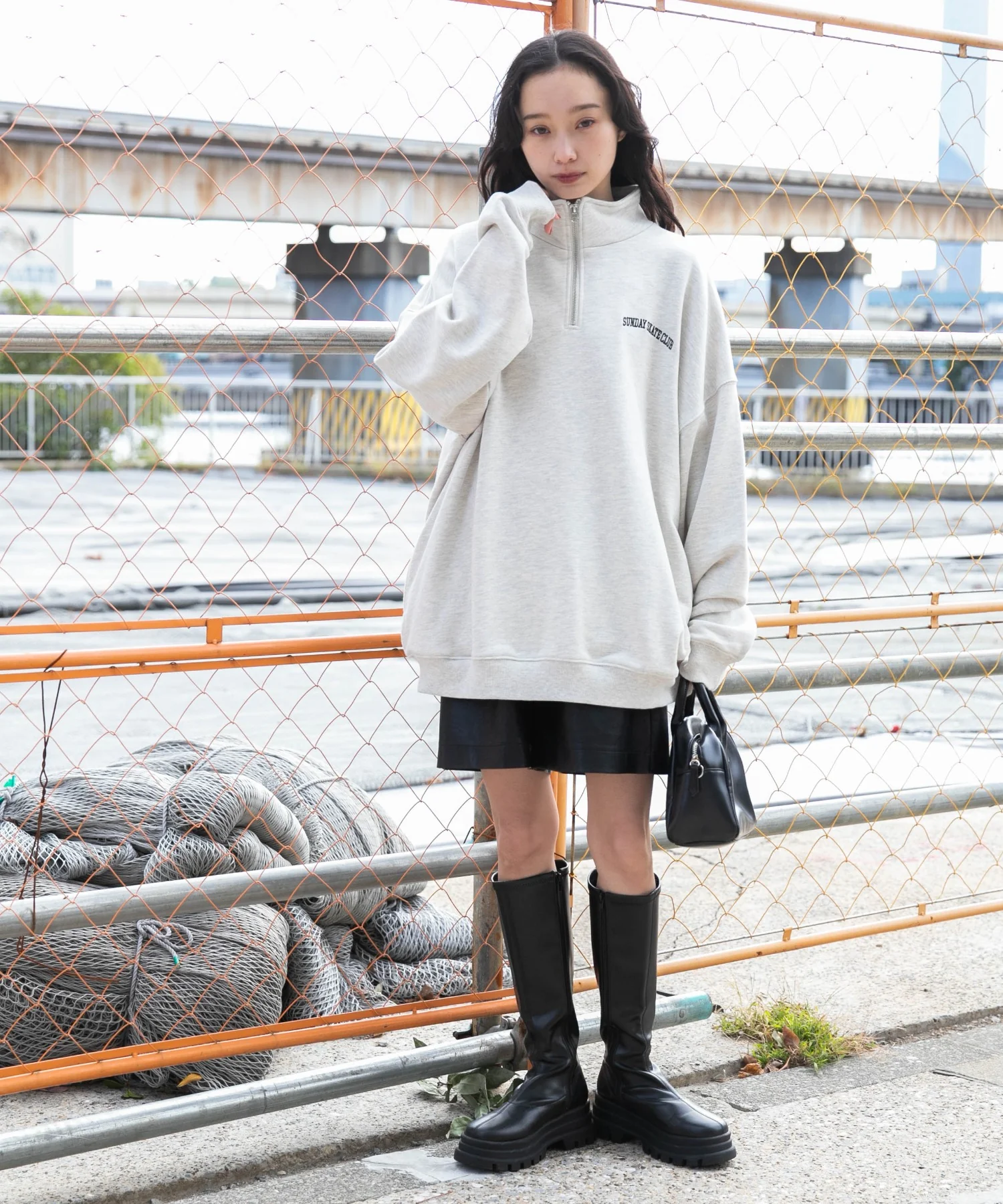 ヘビーウエイトハーフZIPワンポイントPO - Image 8