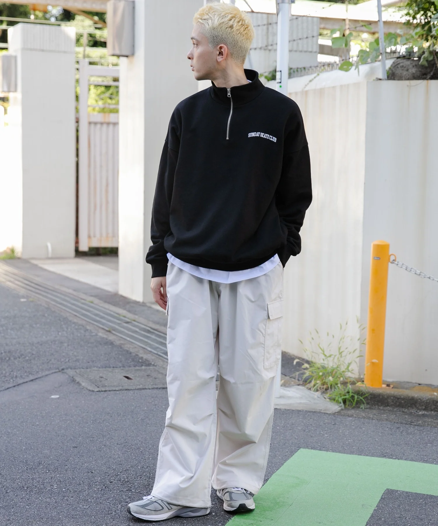 ヘビーウエイトハーフZIPワンポイントPO - Image 9