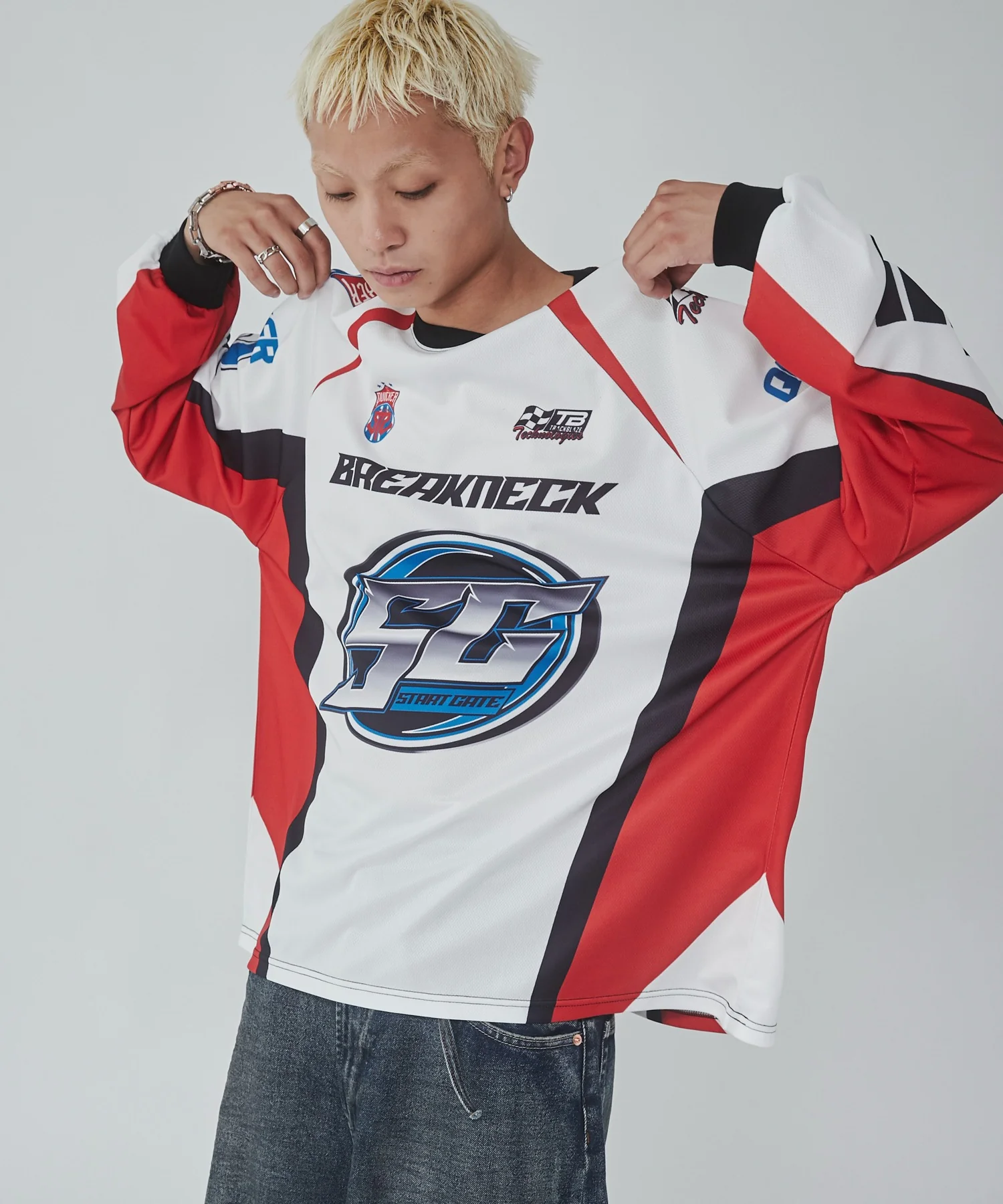 レーシングロゴメッシュT(LS)