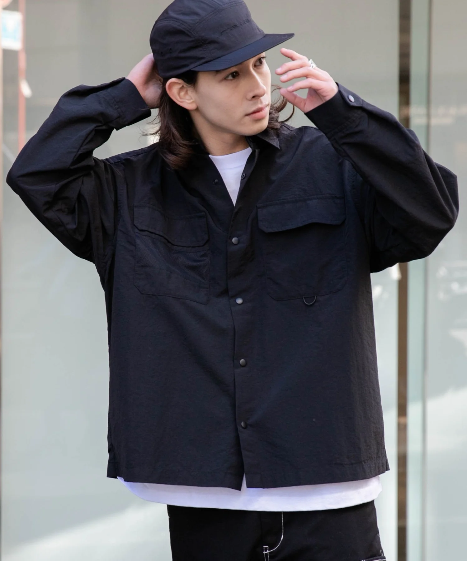 ナイロンメッシュポケットシャツ - Image 27