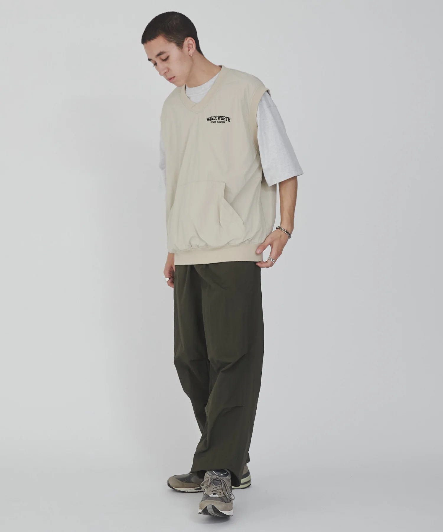 ナイロンVネックベスト - Image 14