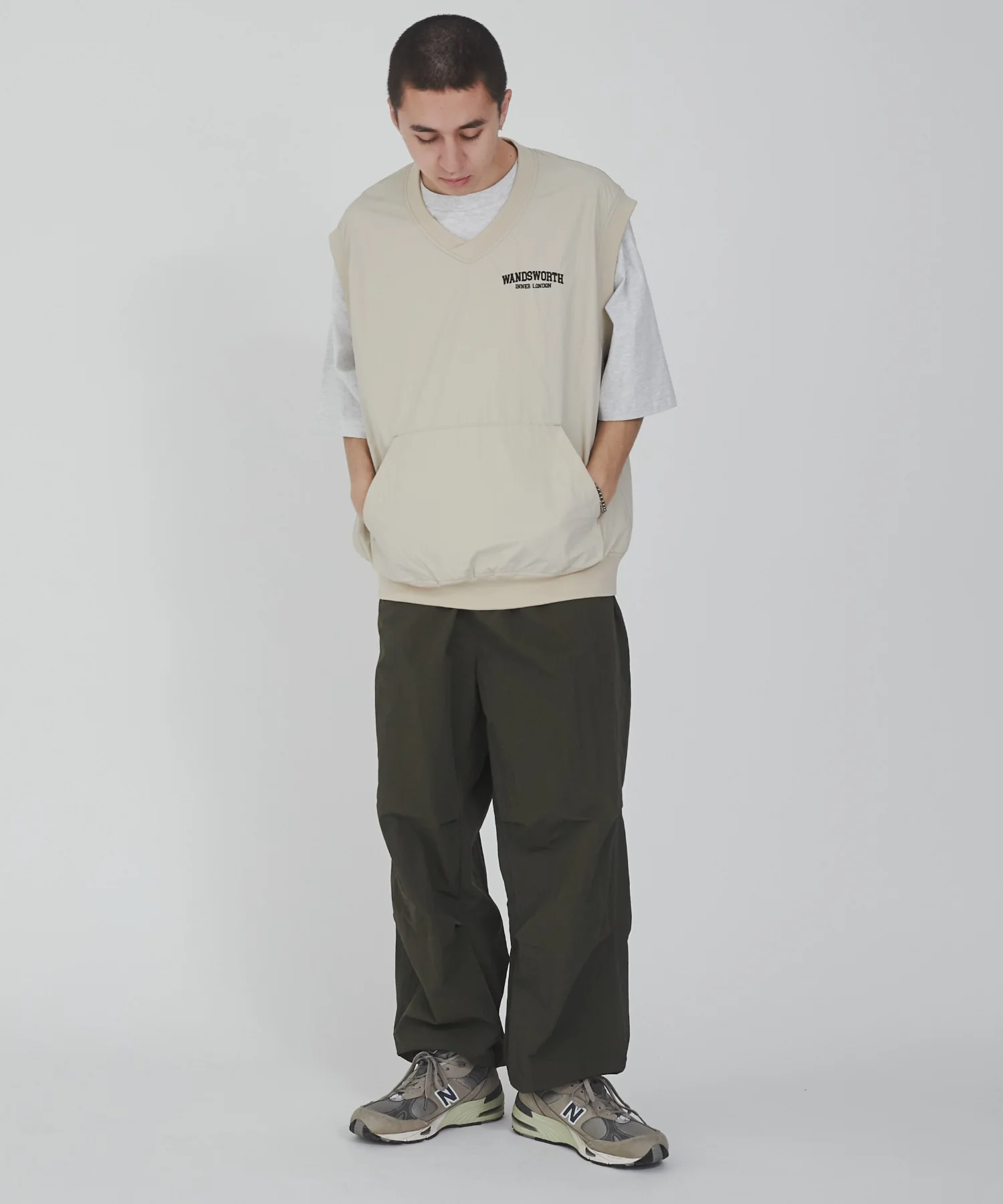 ナイロンVネックベスト - Image 15