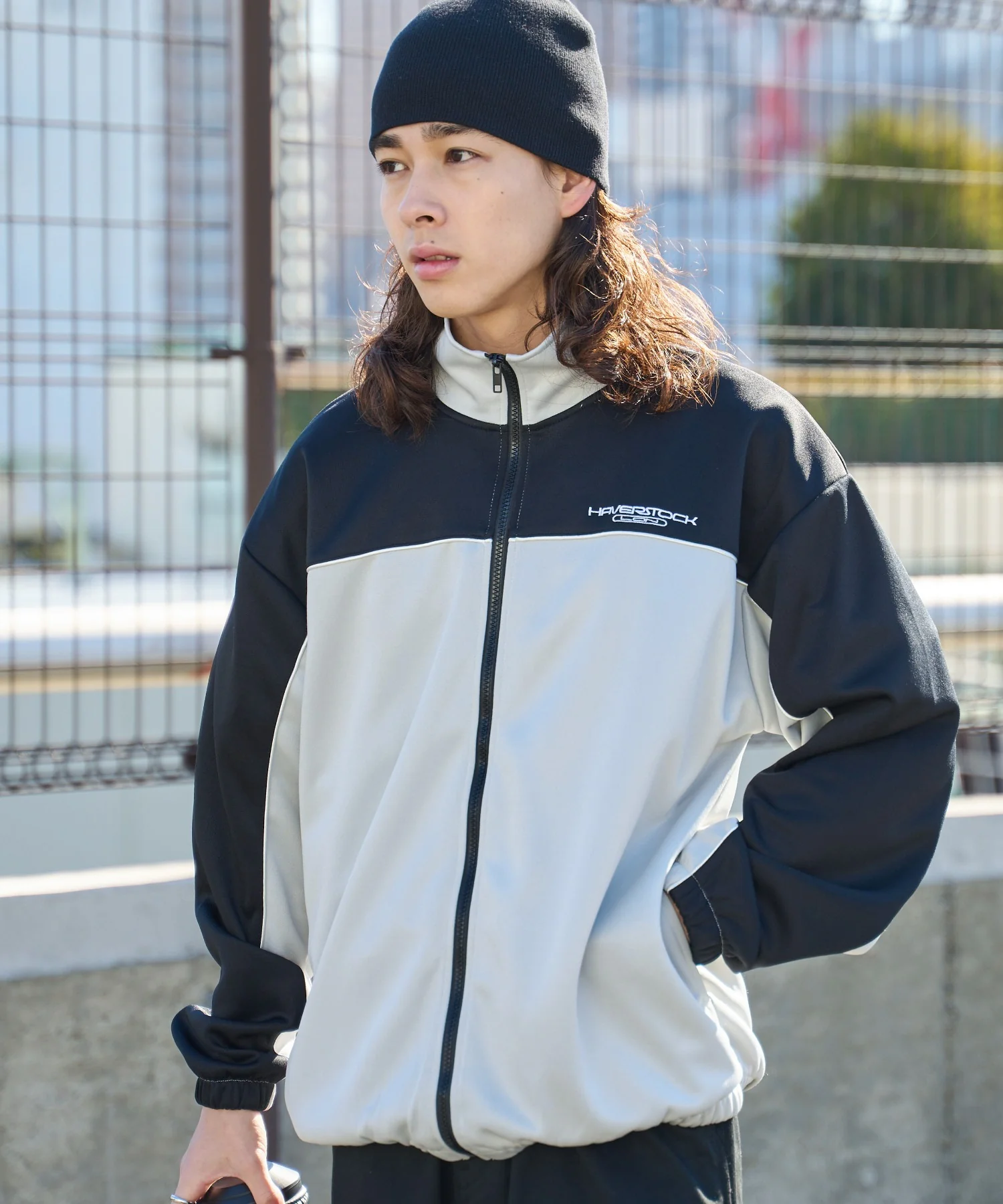 バイカラートラックジャケット - Image 10