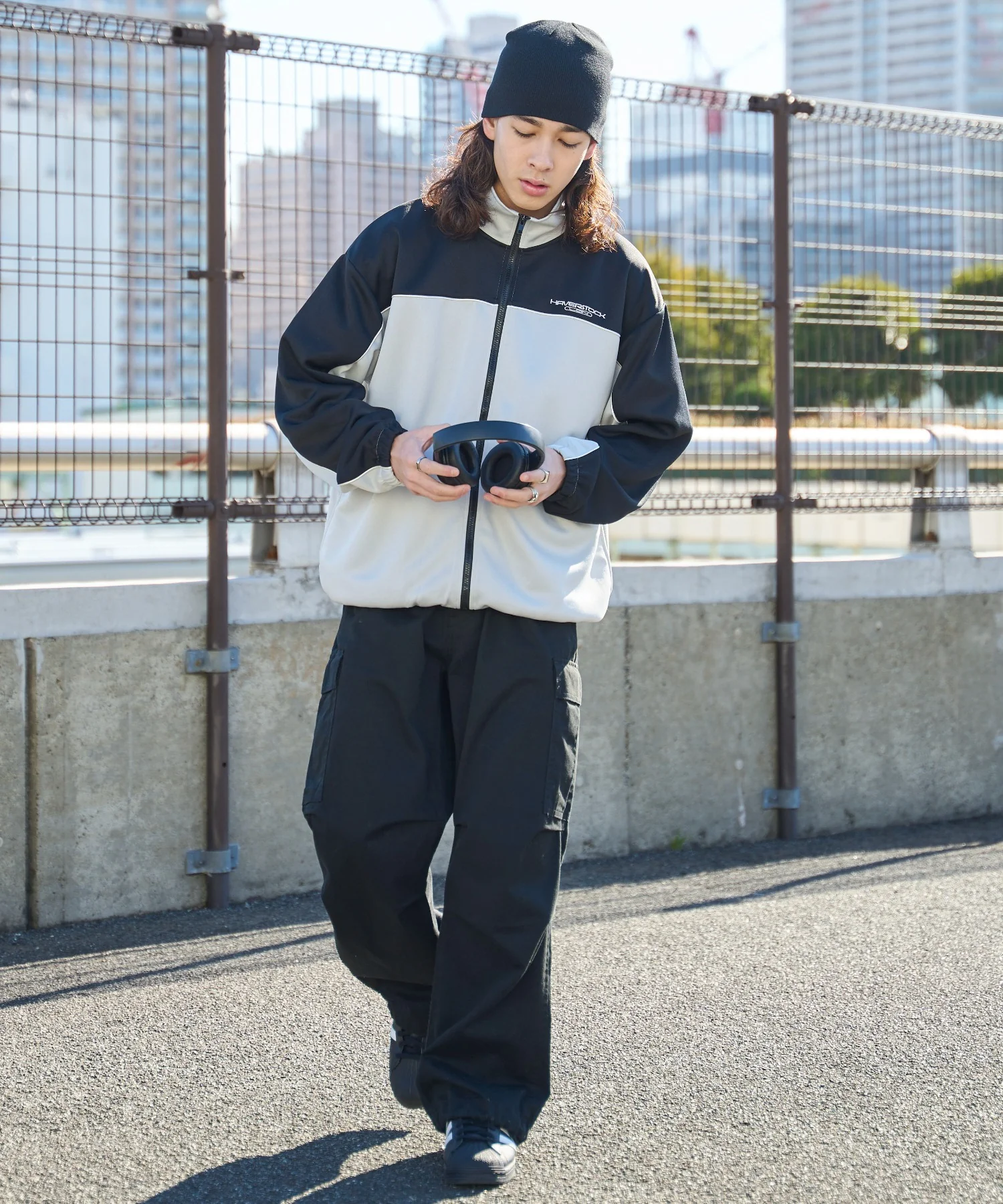 バイカラートラックジャケット - Image 15