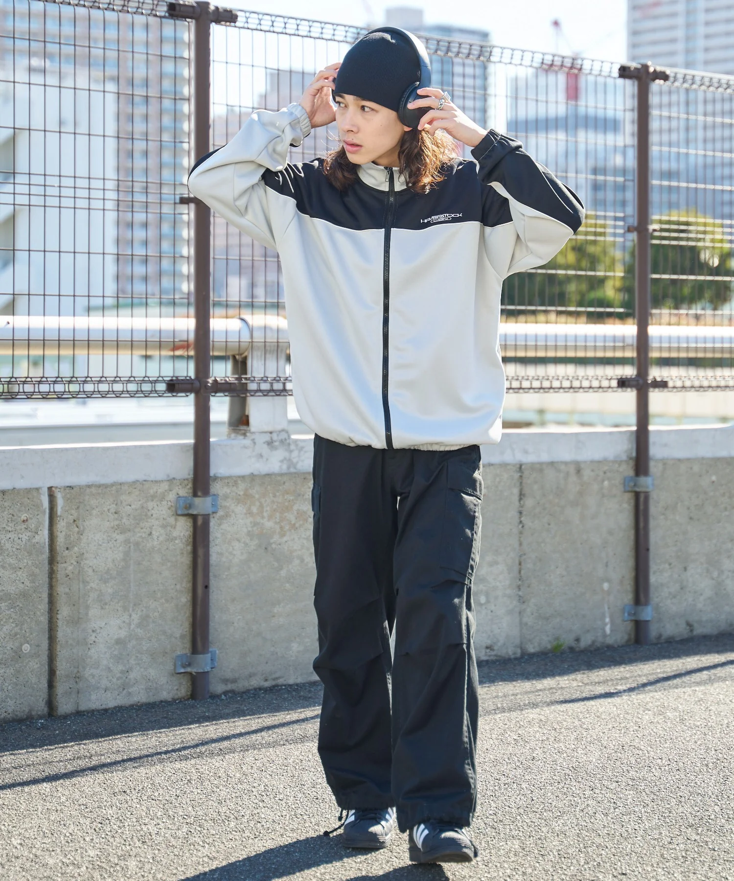 バイカラートラックジャケット - Image 3
