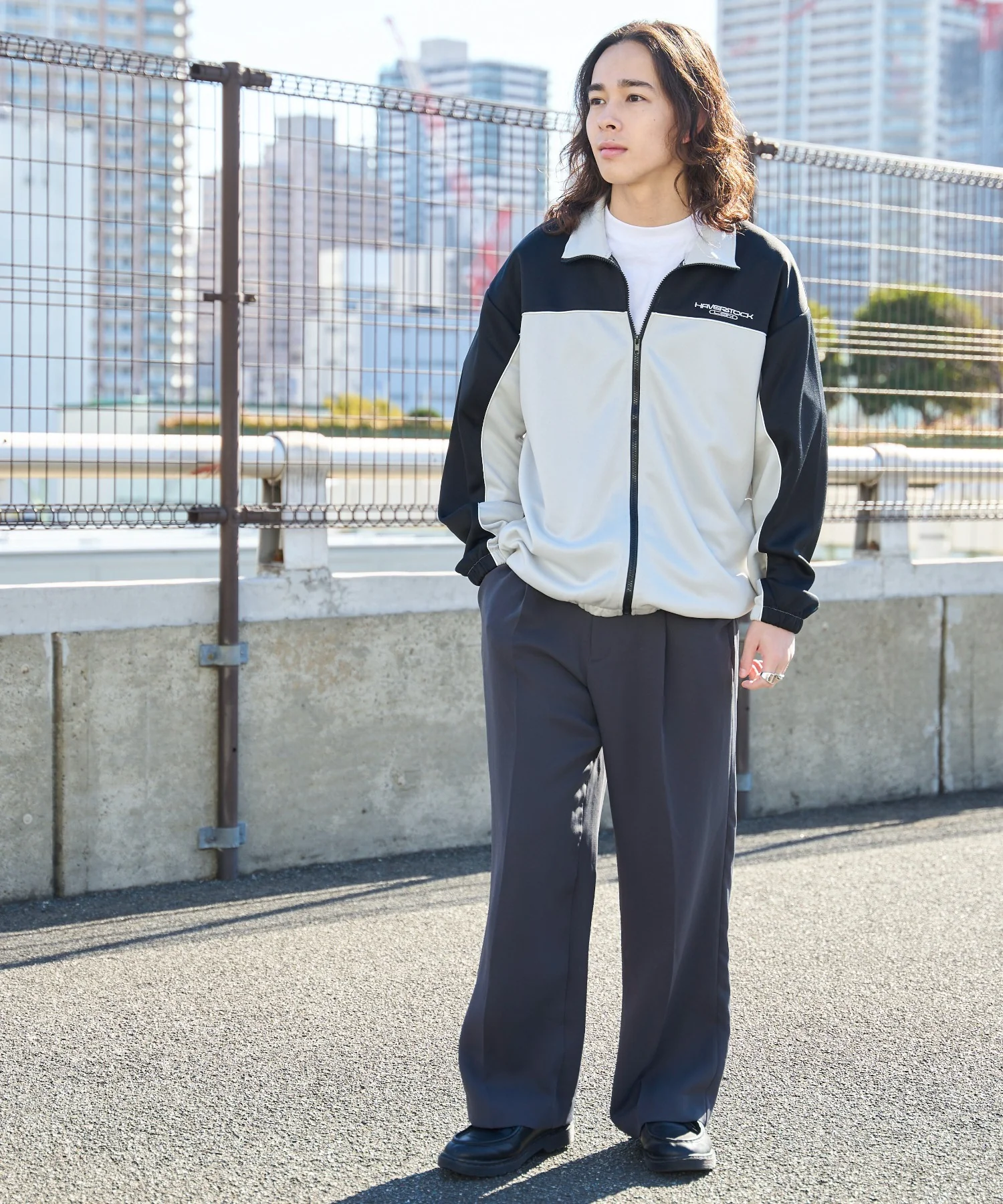 バイカラートラックジャケット - Image 4