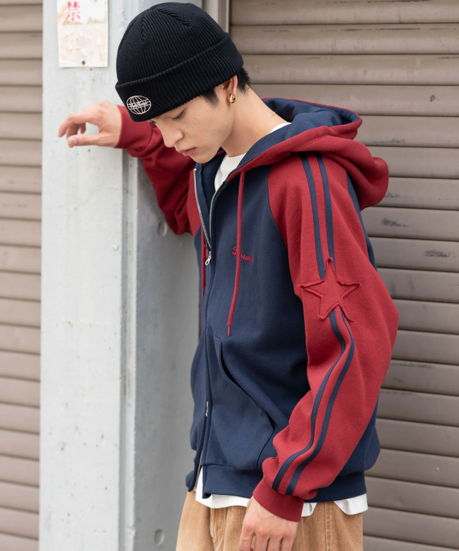 ラインラグランZIPパーカー - Image 15