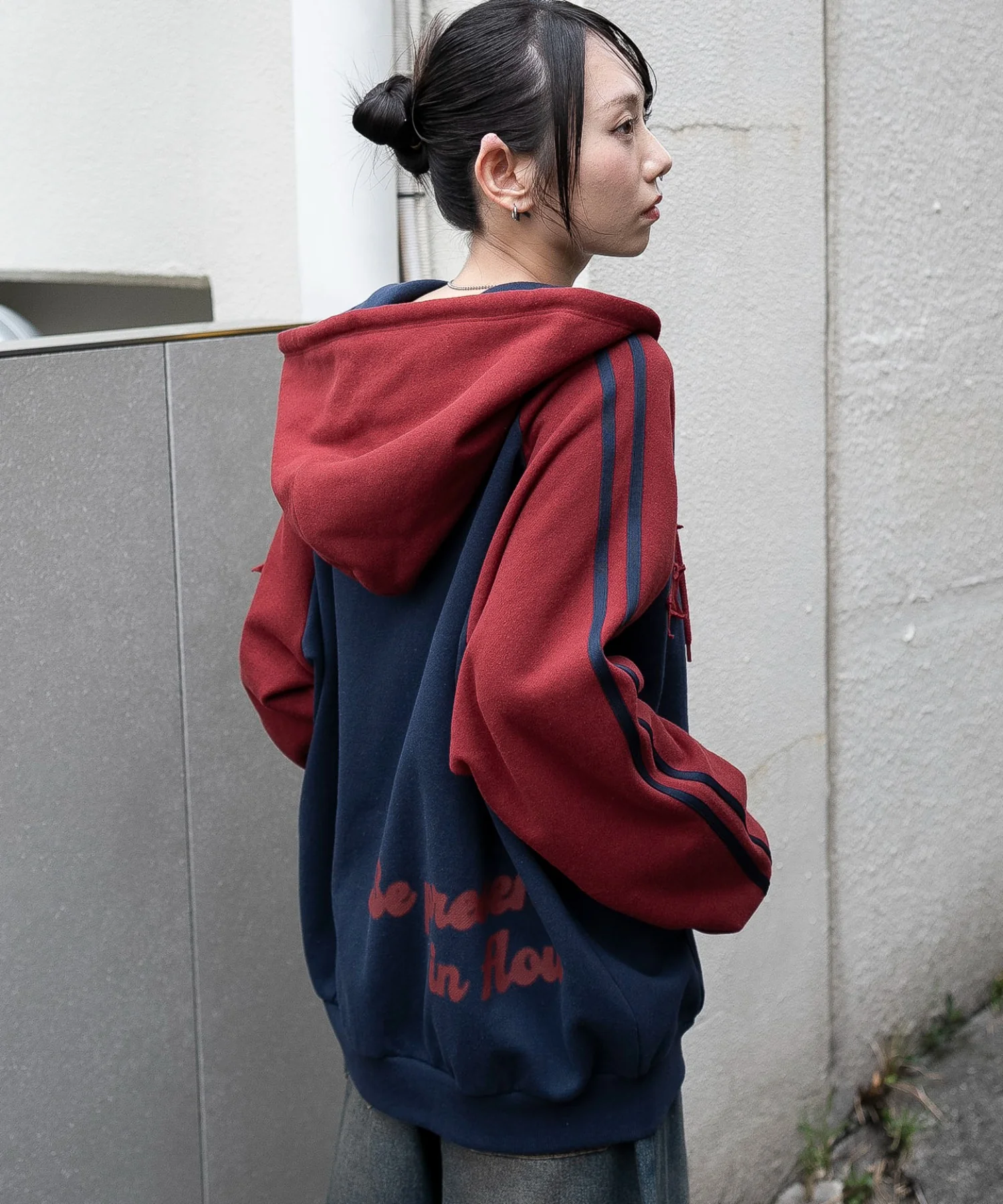 ラインラグランZIPパーカー - Image 17