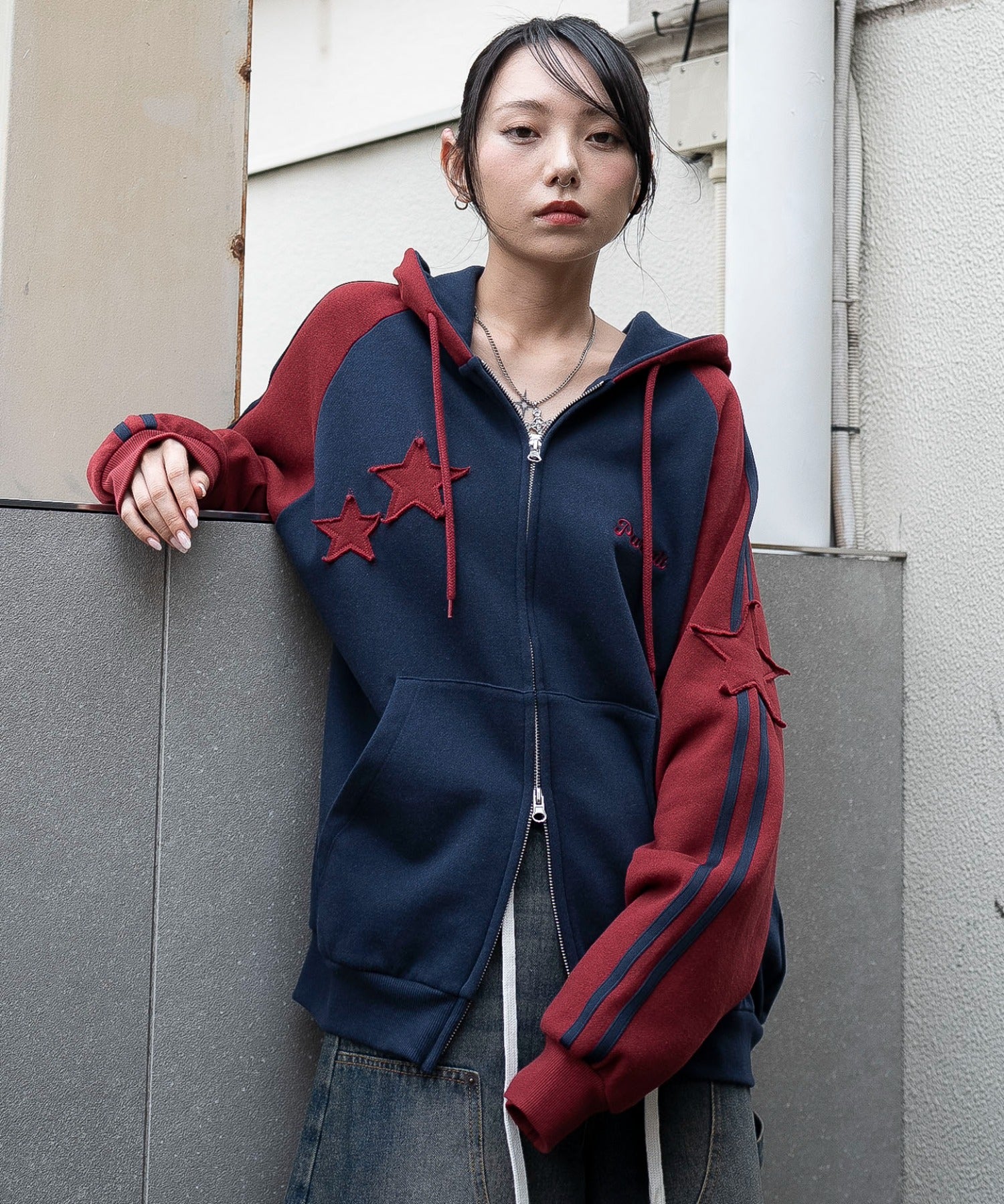 ラインラグランZIPパーカー - Image 18