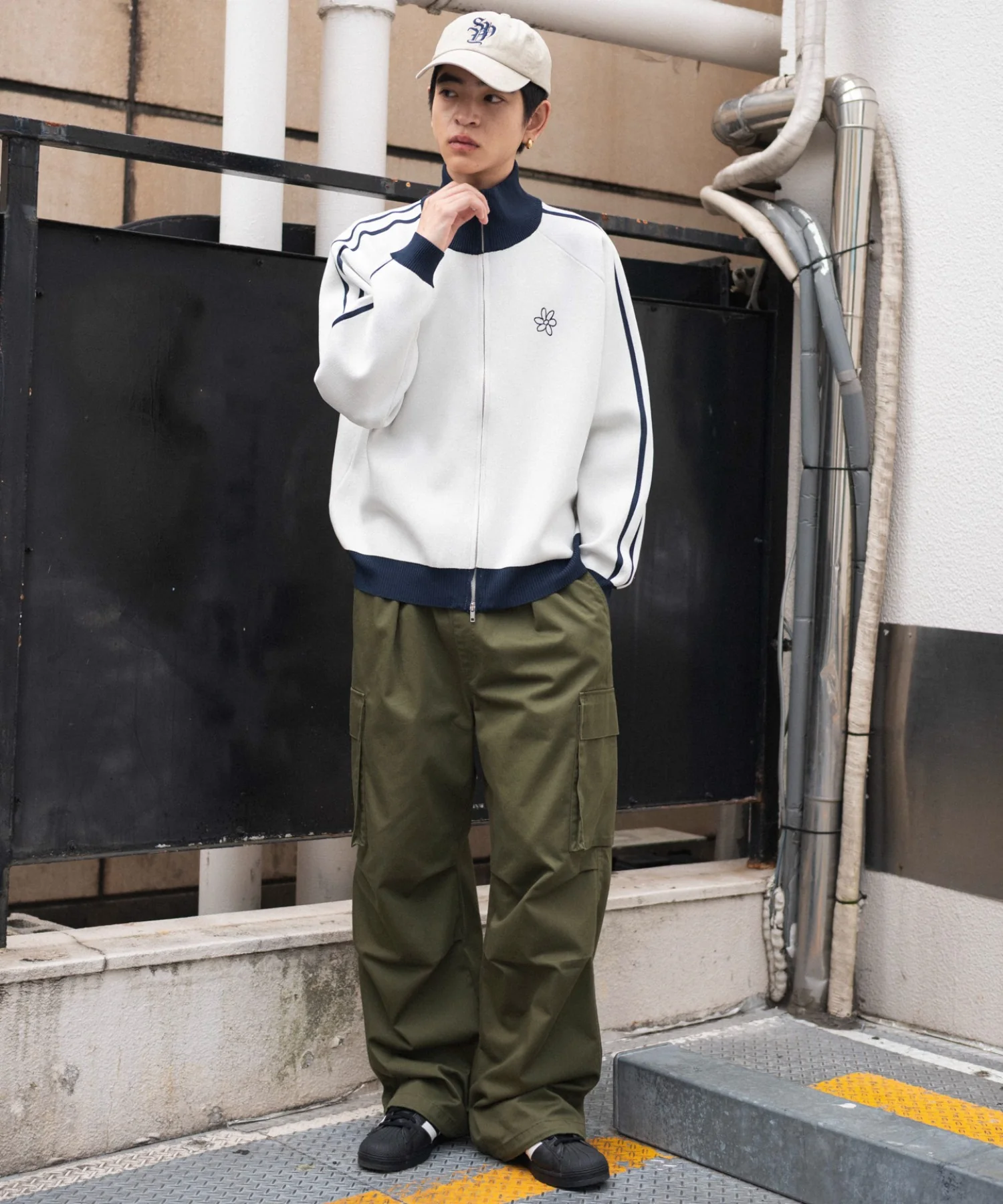ライントラックニットジャケット - Image 4