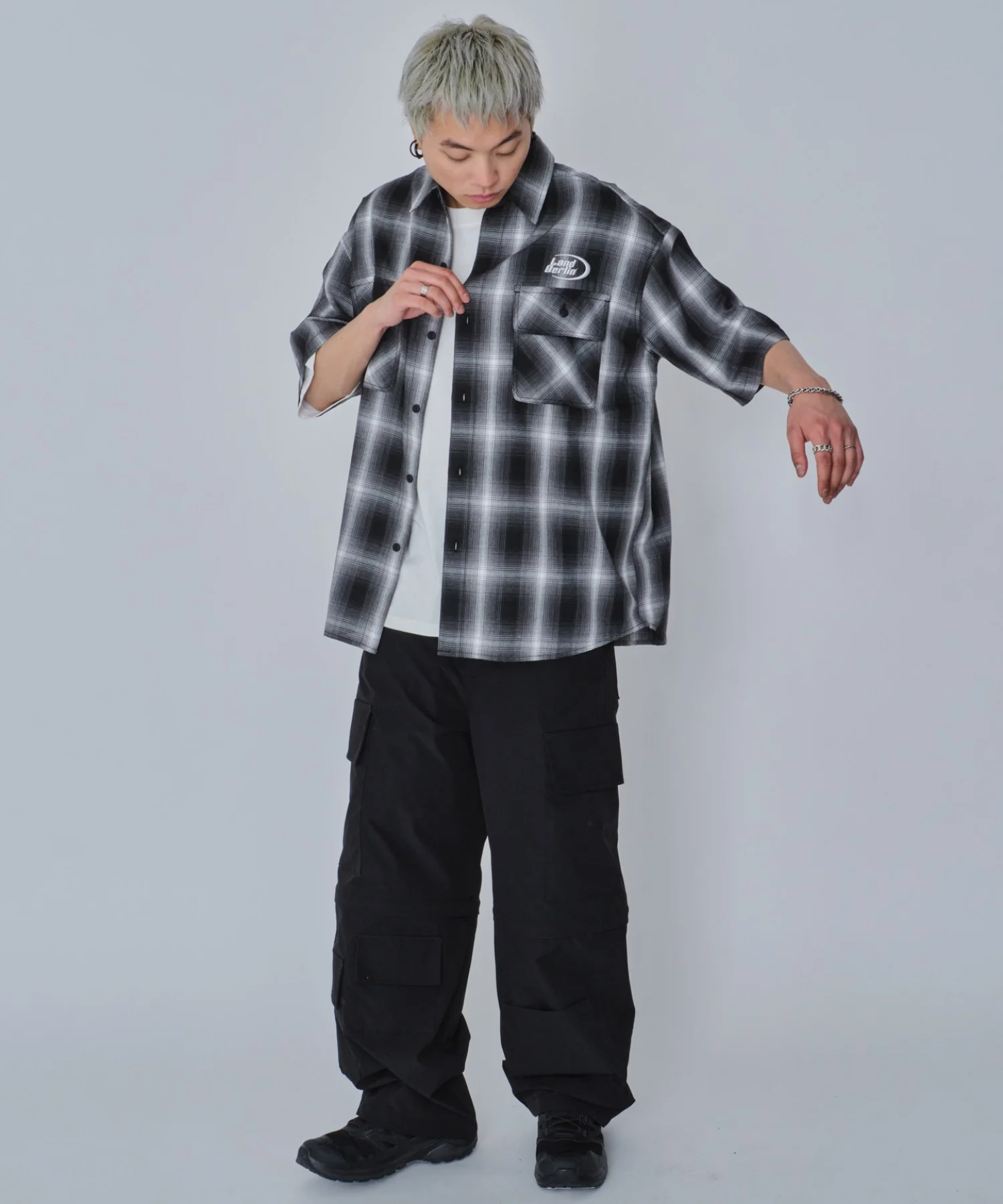 グラフィックオンブレチェックシャツ（SS） - Image 12