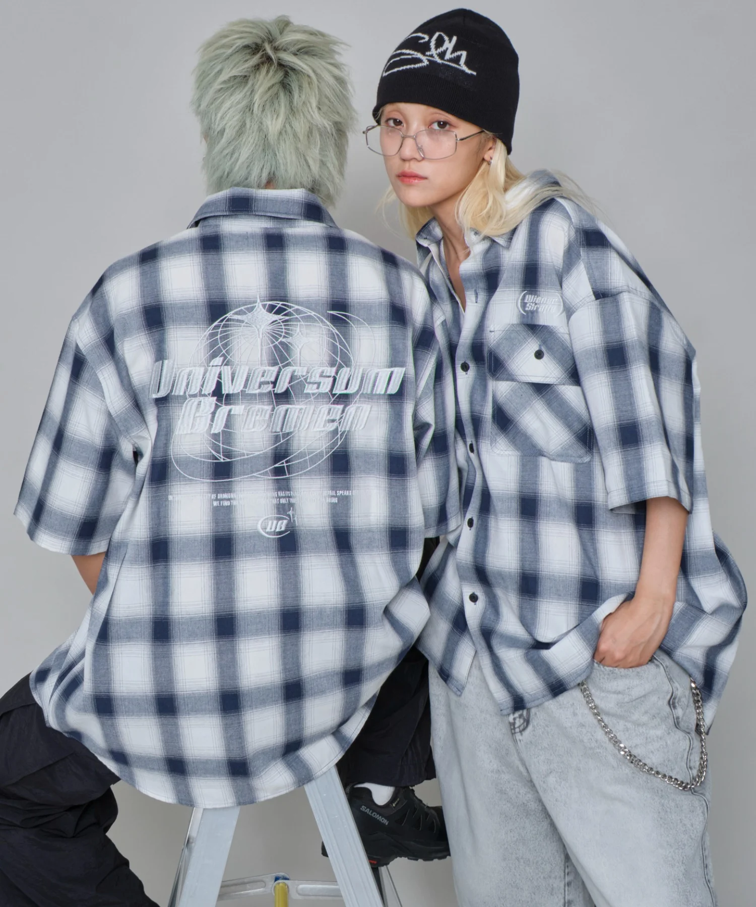 グラフィックオンブレチェックシャツ（SS） - Image 2