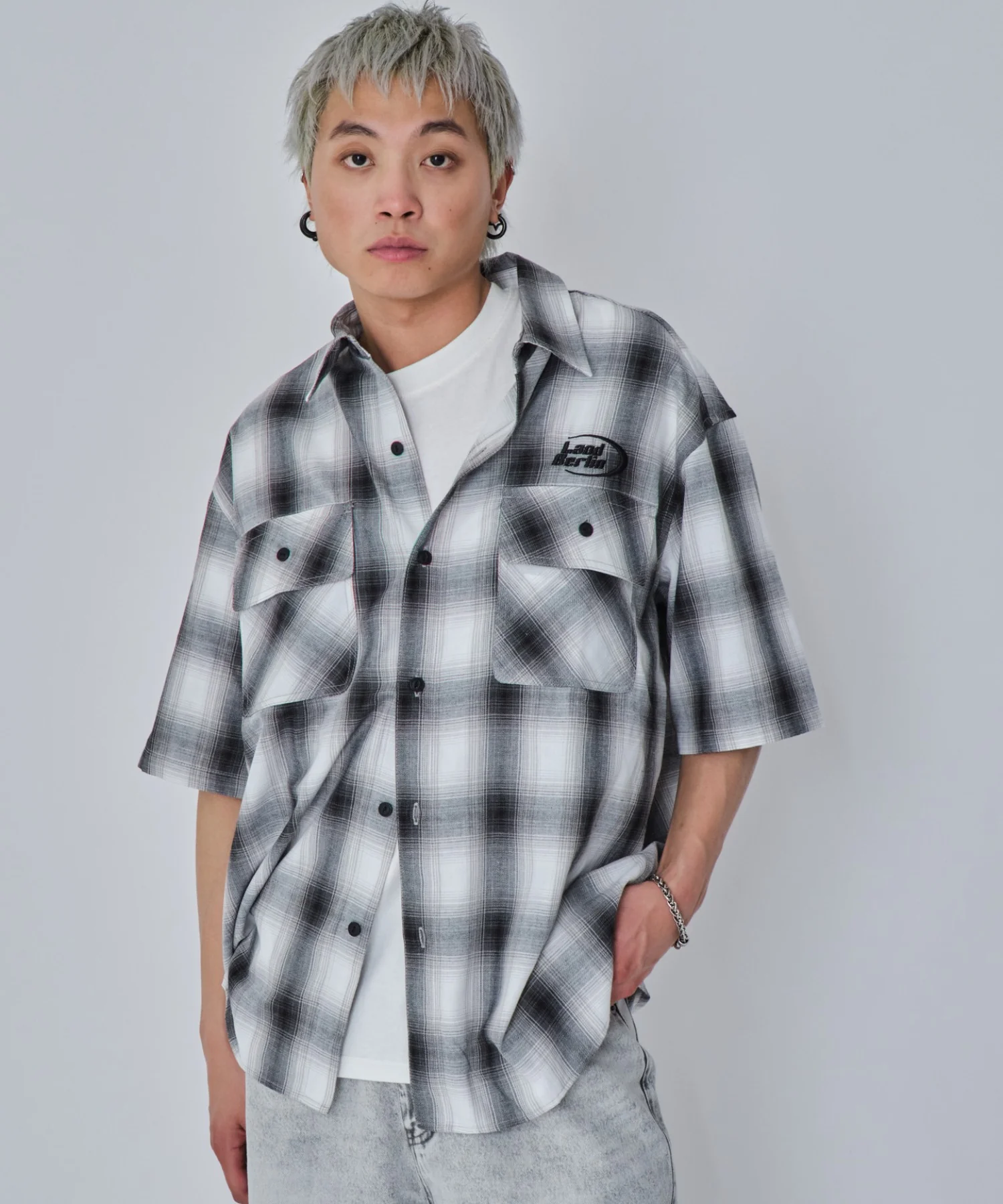グラフィックオンブレチェックシャツ（SS） - Image 33