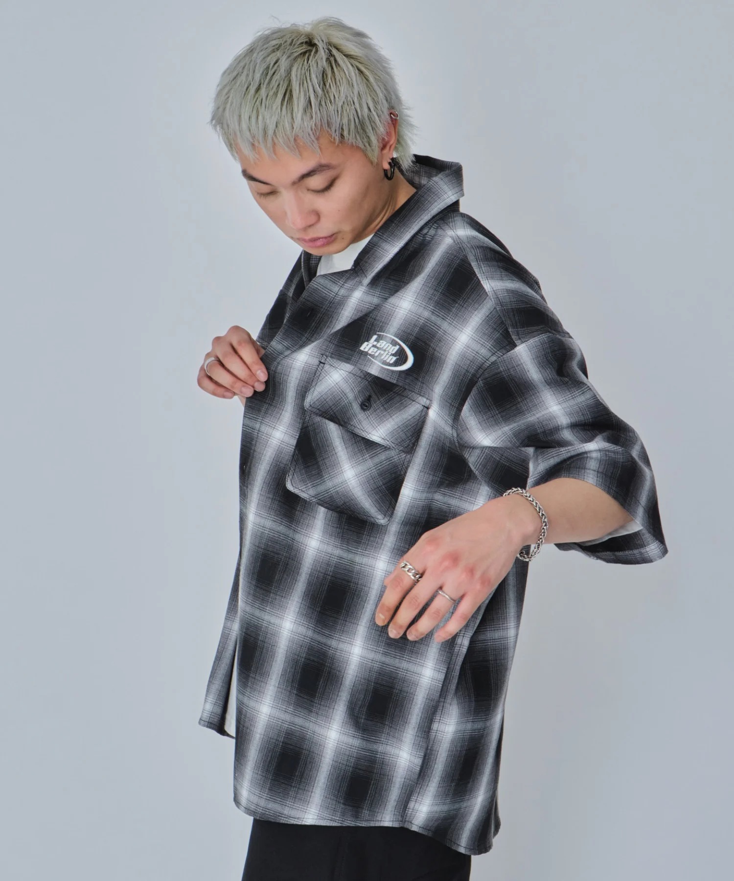 グラフィックオンブレチェックシャツ（SS） - Image 40